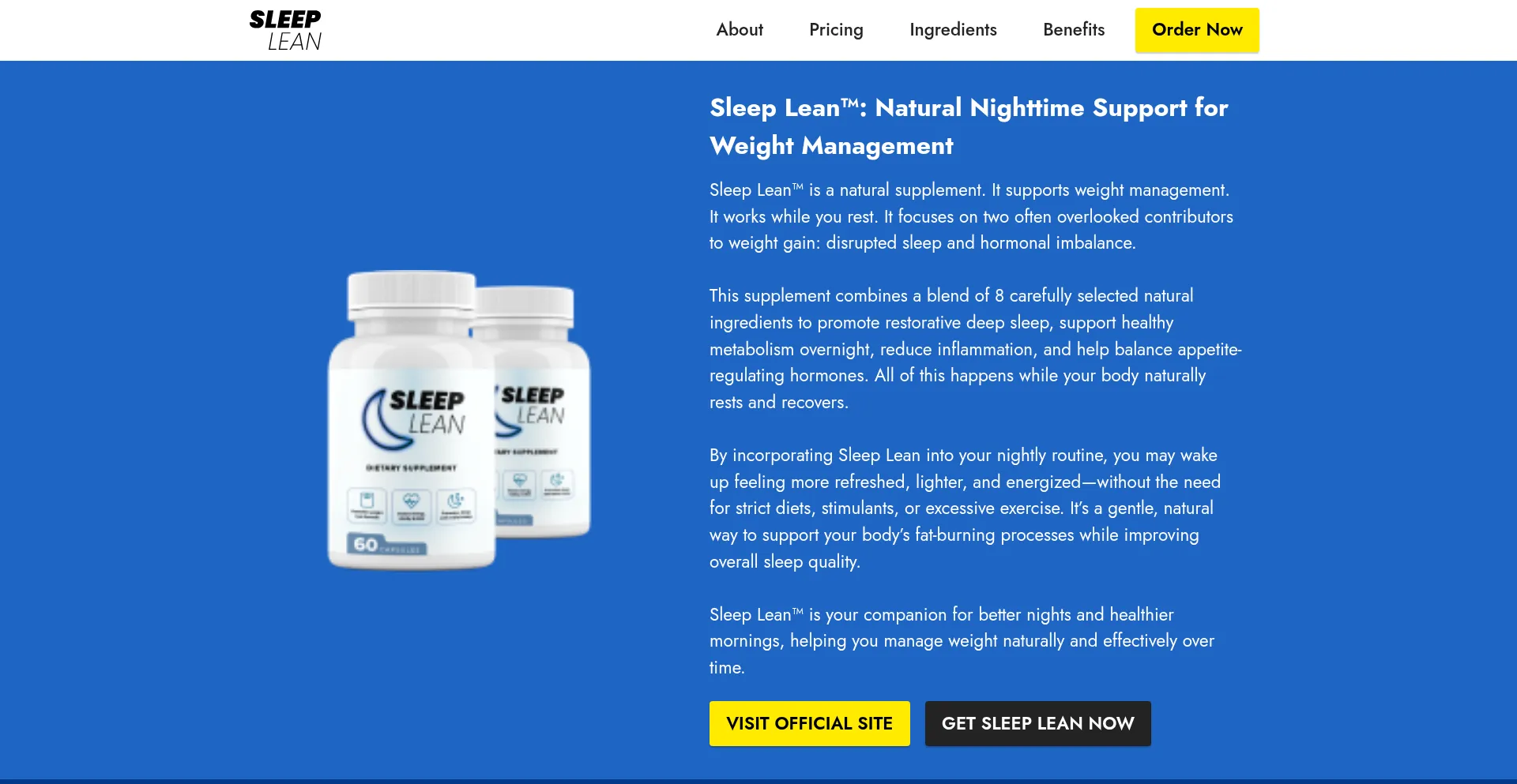 Enus-sleeplean.com Screenshot