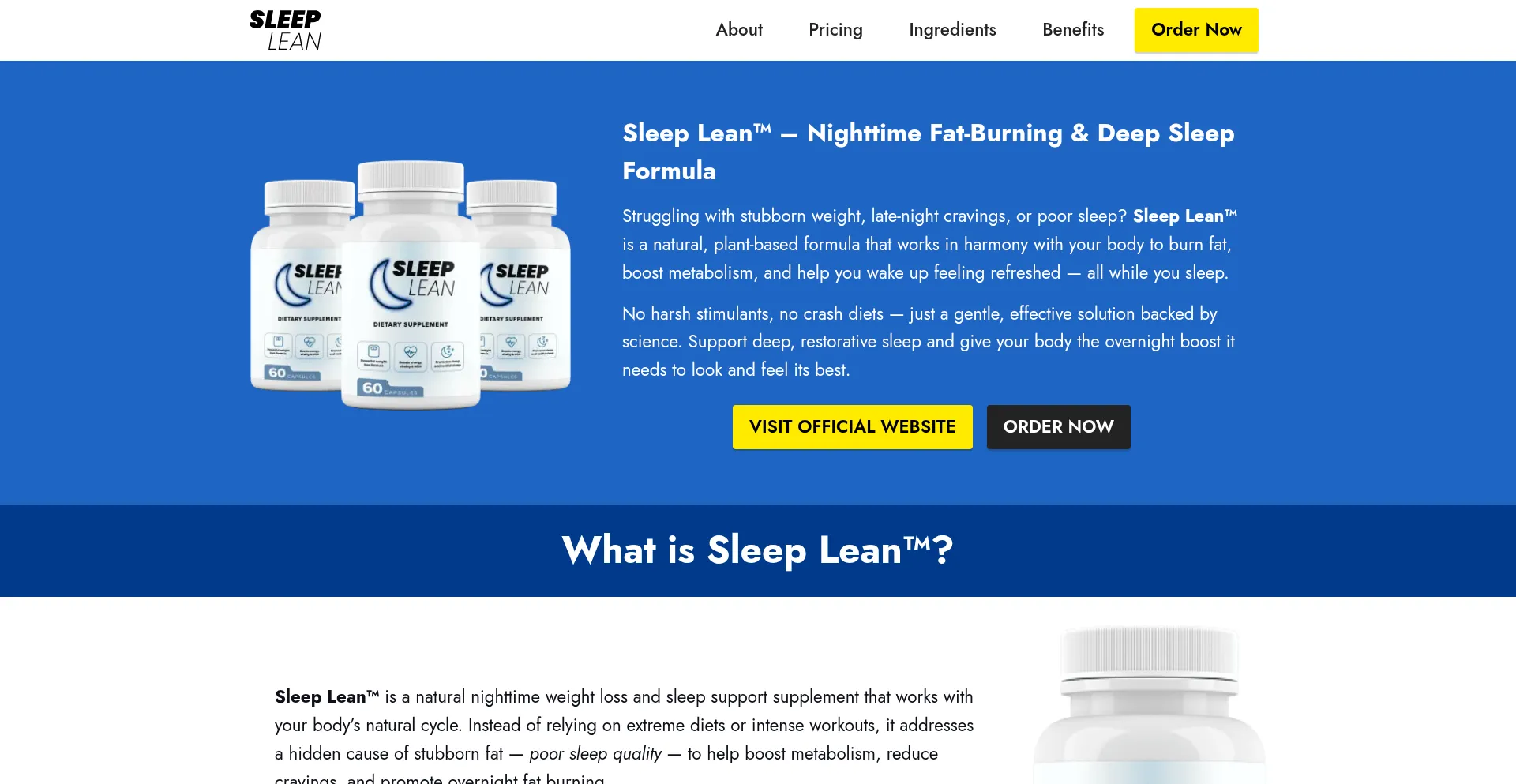 Enus-sleeplean.us Screenshot