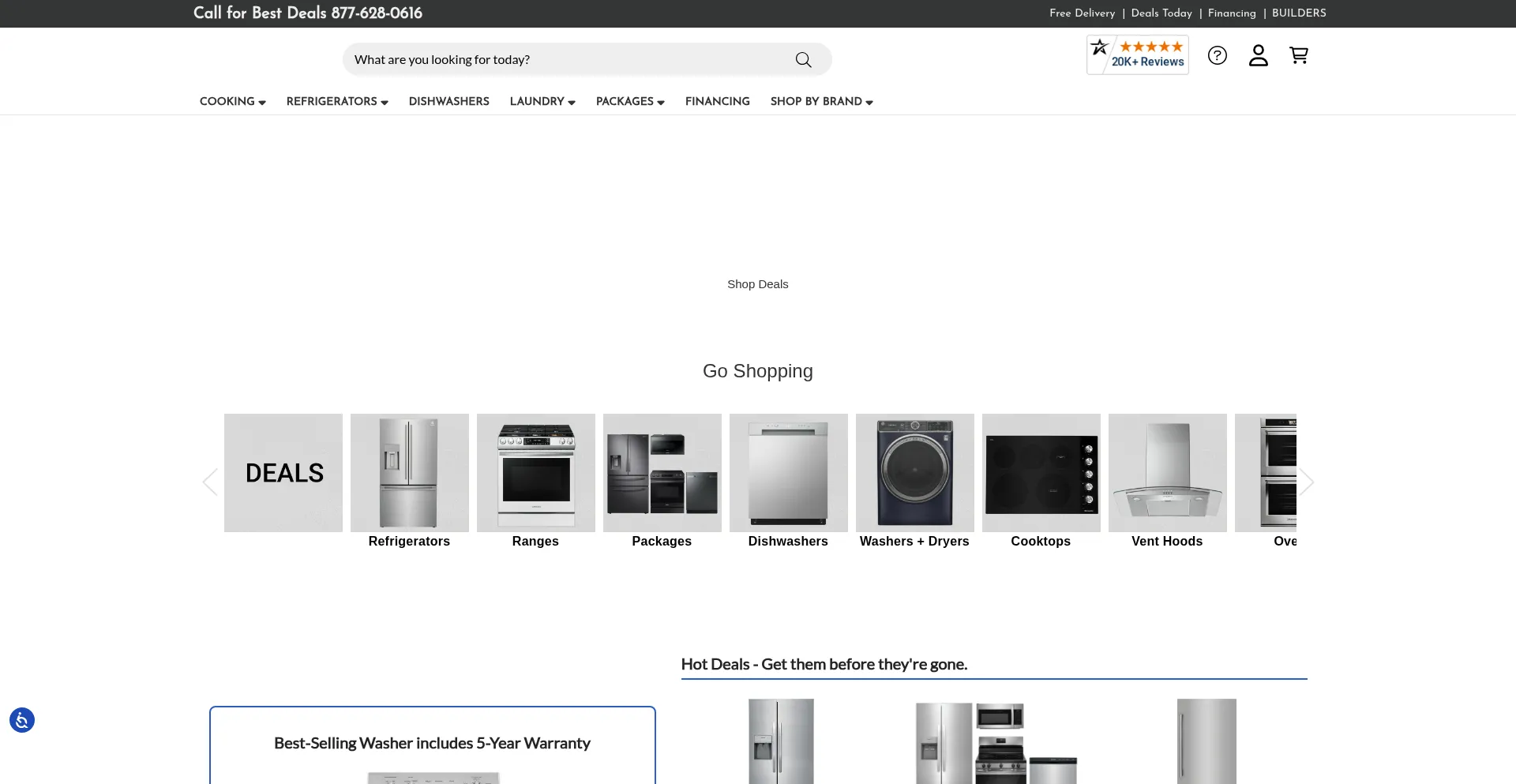 Envancorelectronicsappliancesco.com Screenshot