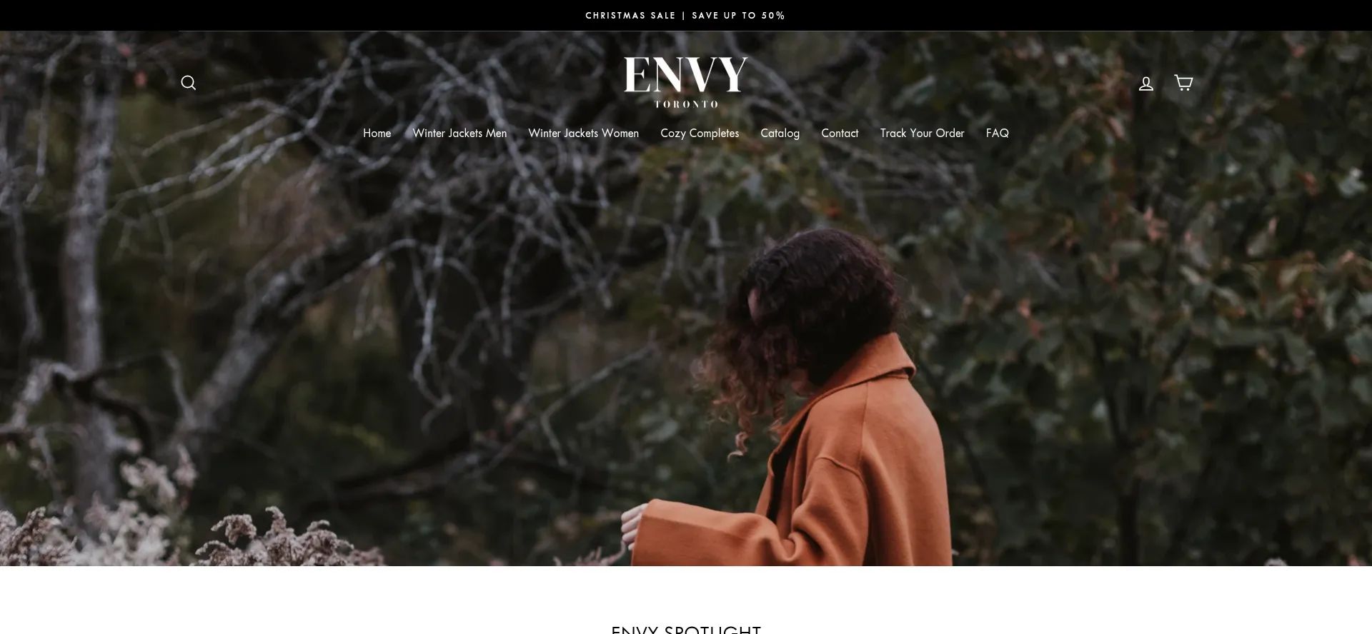 Website screenshot of Envy-toronto.com