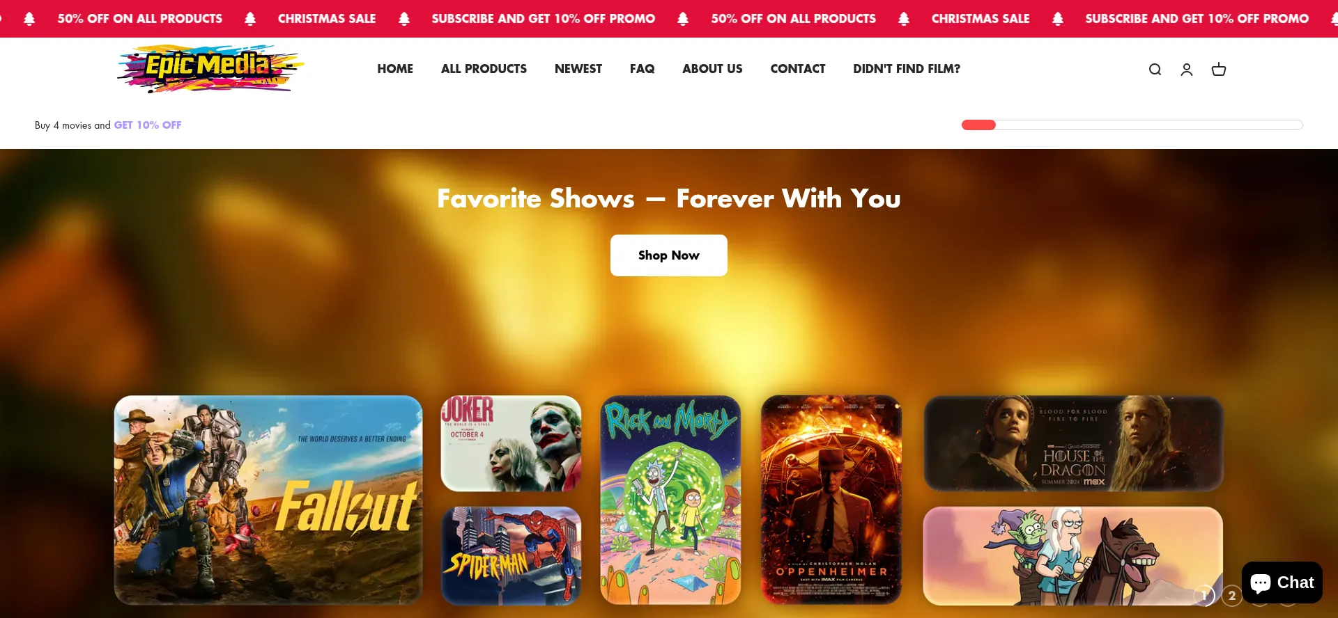 Website screenshot of Epicmedia.site