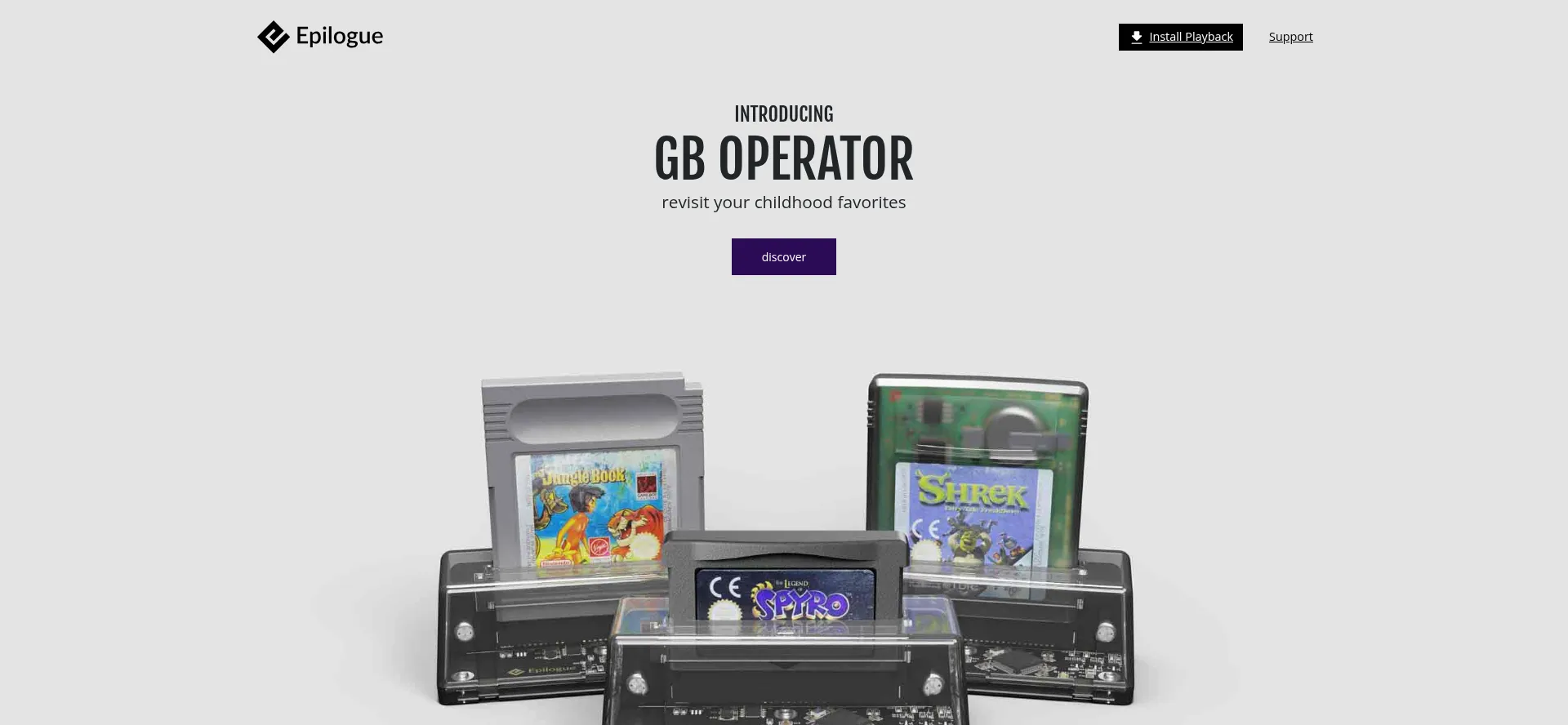 Website screenshot of Epilogue.co