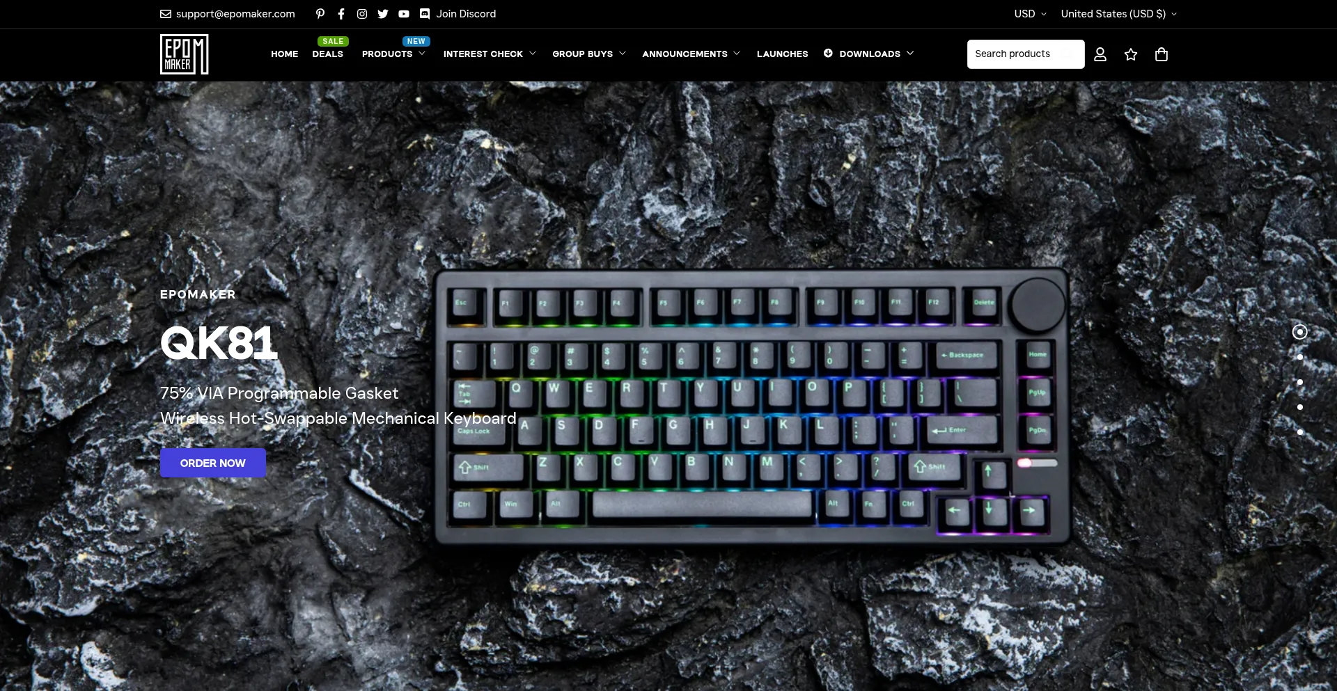 Epomaker.ca Screenshot