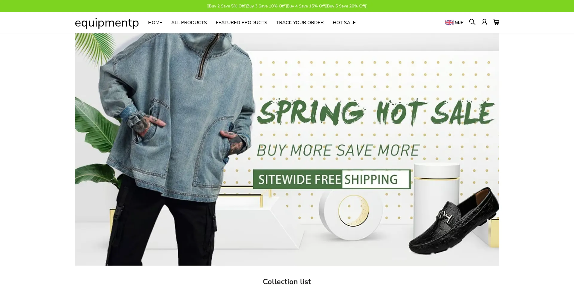 Equipmentp.com Screenshot