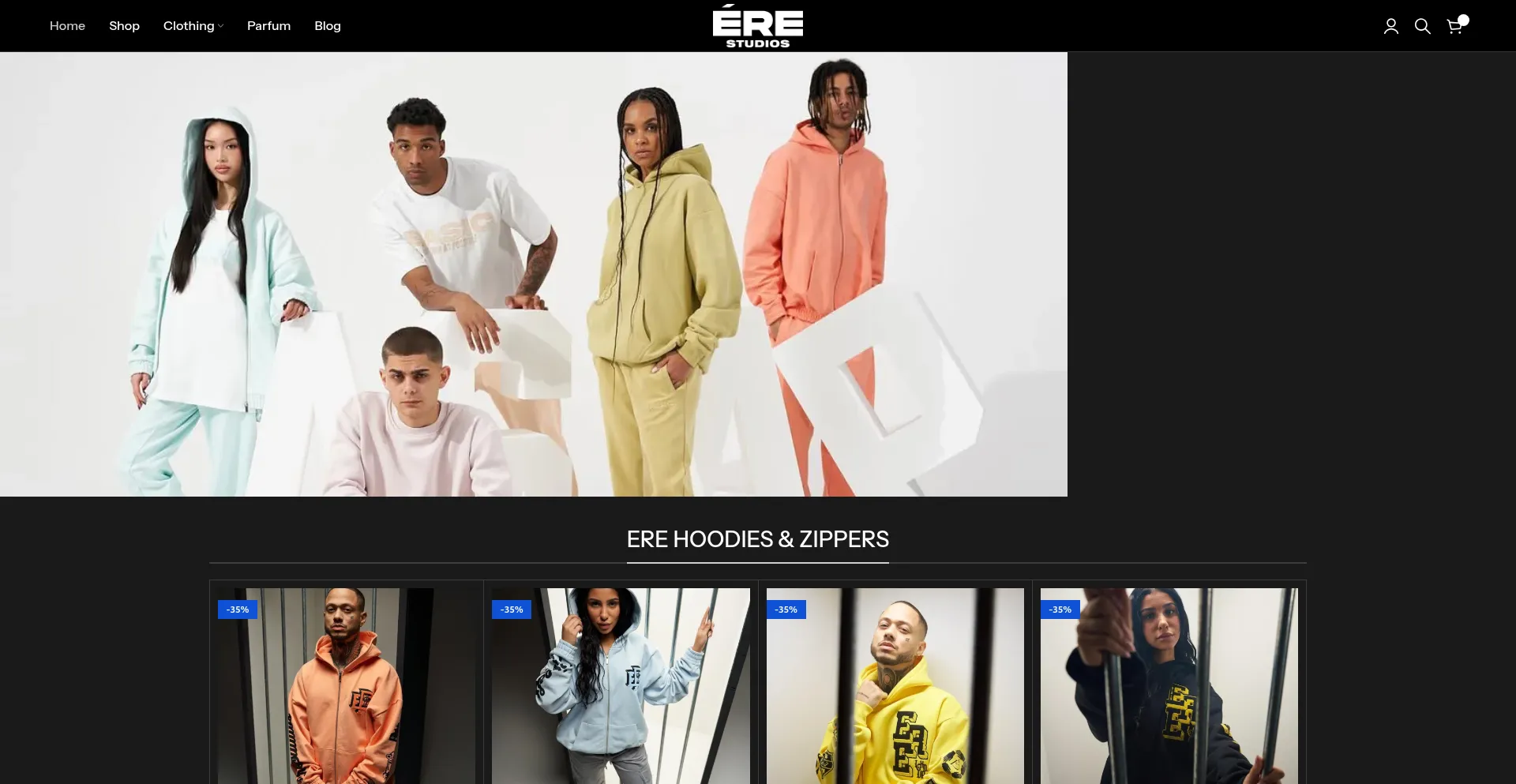 Website screenshot of Eresstudios.de