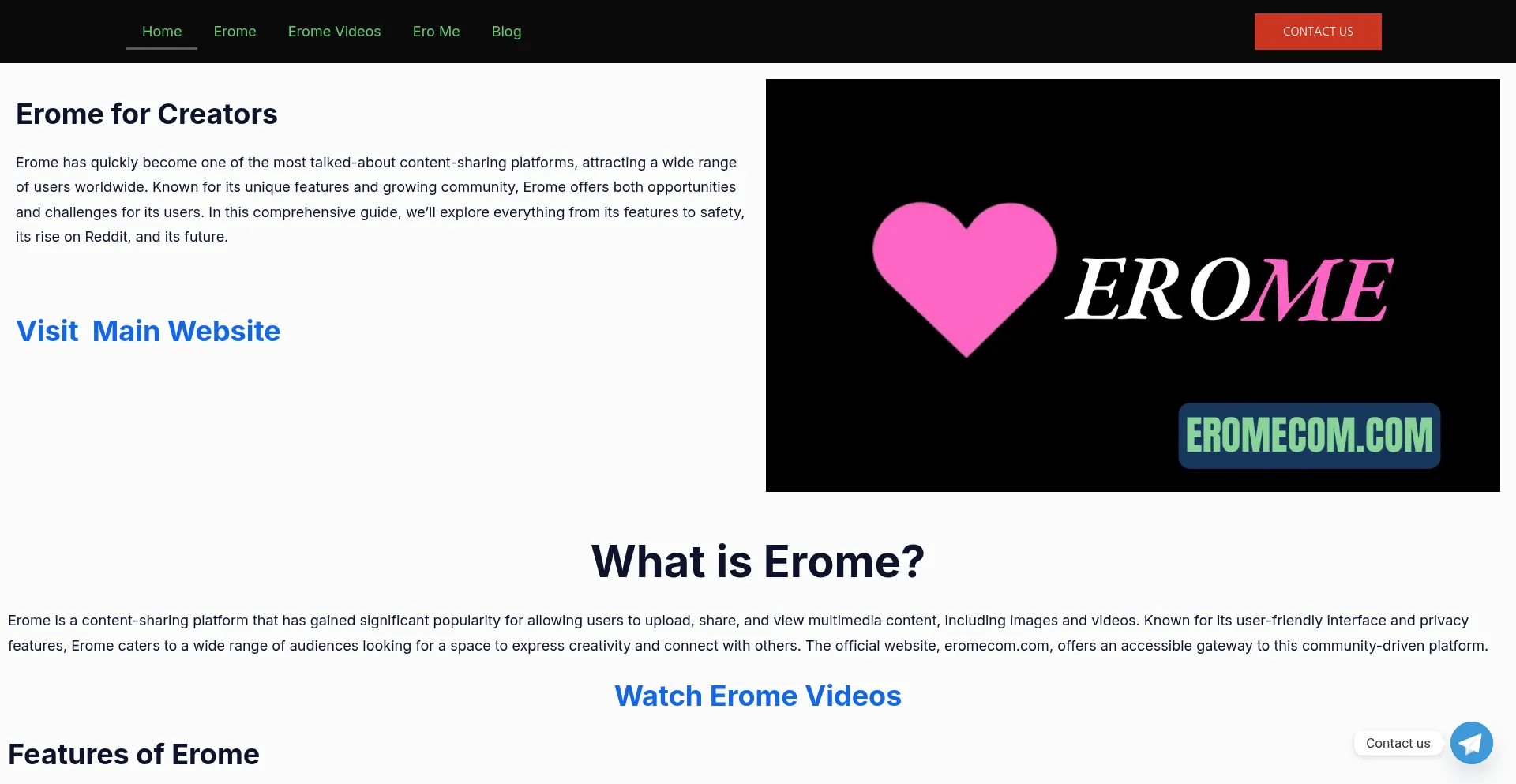 Eromecom.com Screenshot