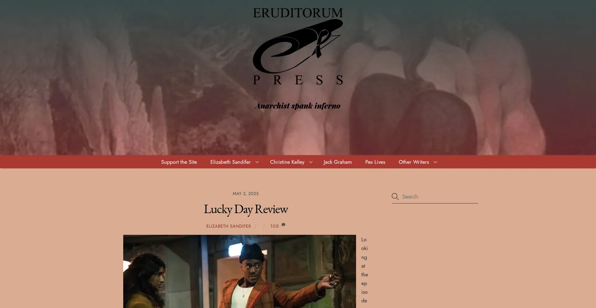 Website screenshot of Eruditorumpress.com