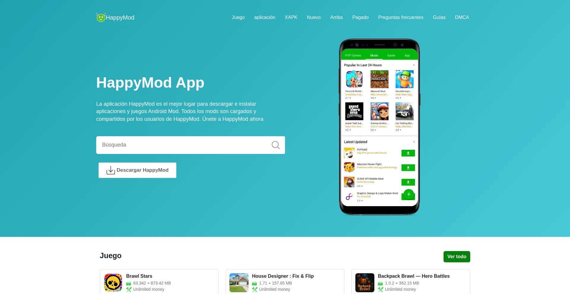 Es.happymod.cloud Screenshot