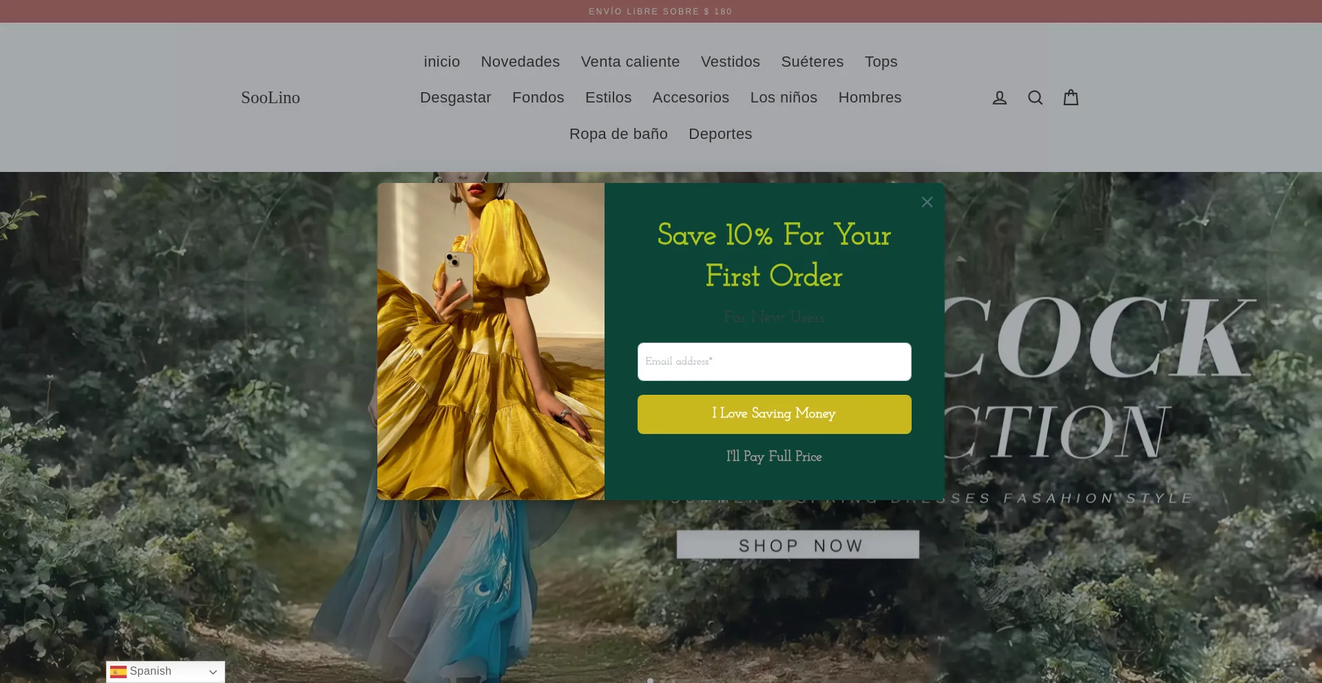 Website screenshot of Es.soolinen.com