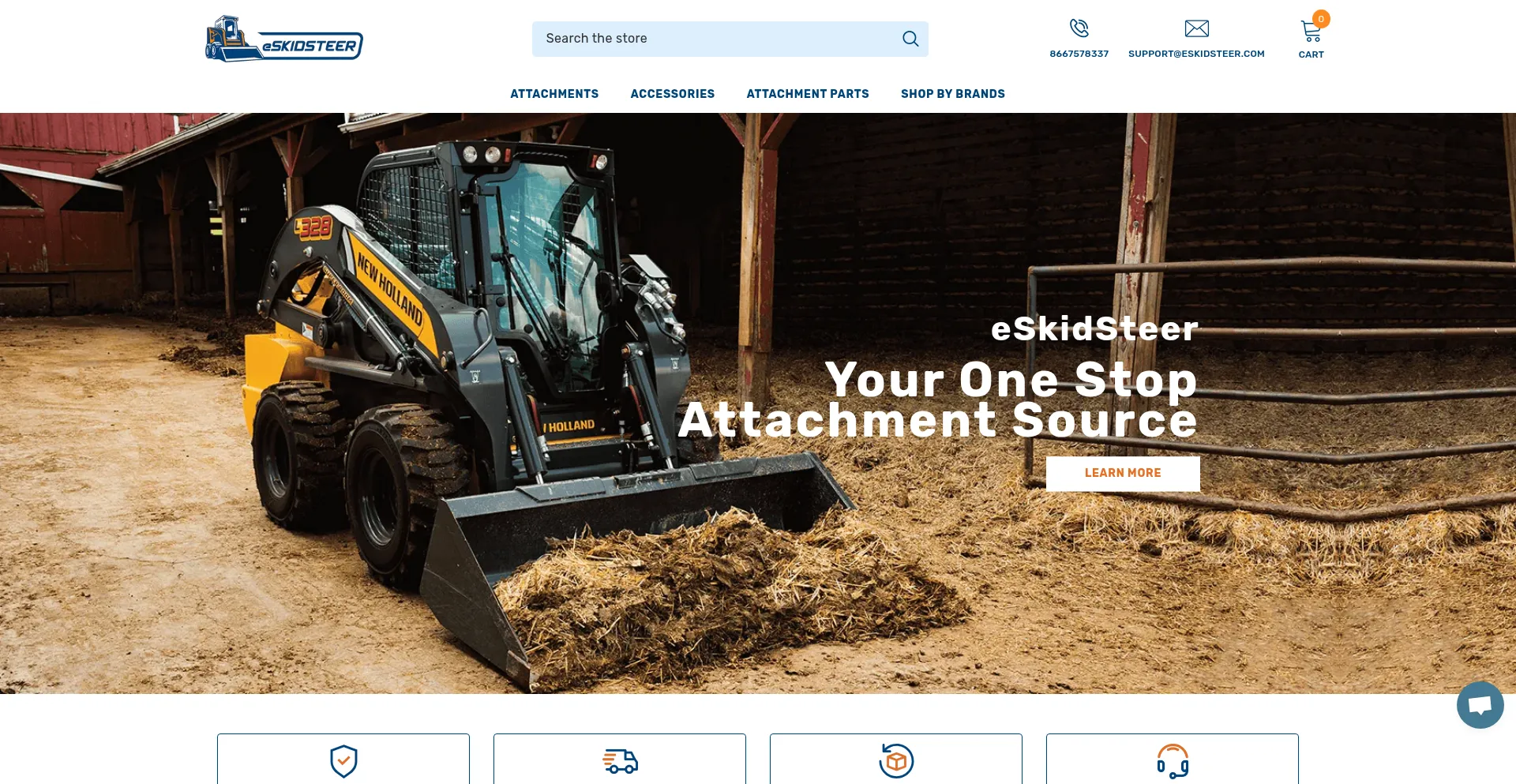 Website screenshot of Eskidsteer.com