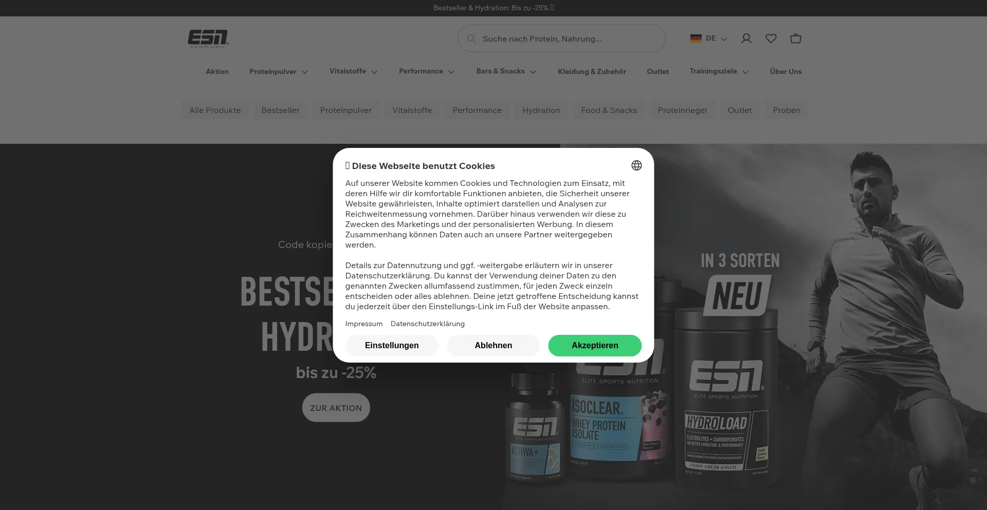 Esn.com Screenshot