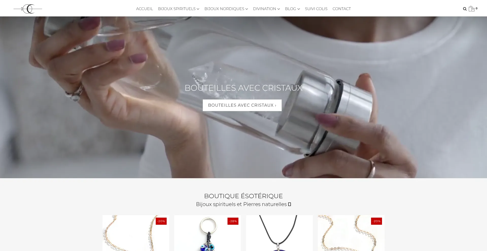 Website screenshot of Esoterique-paris.com
