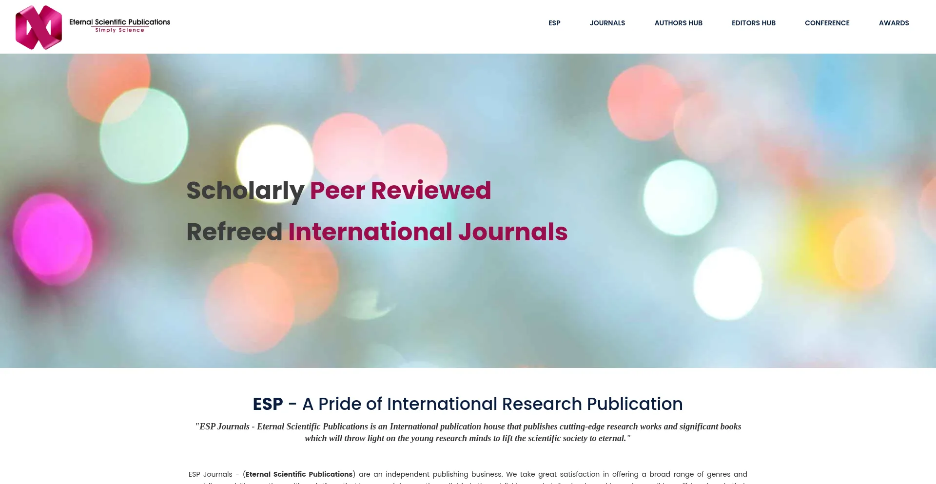 Espjournals.org
