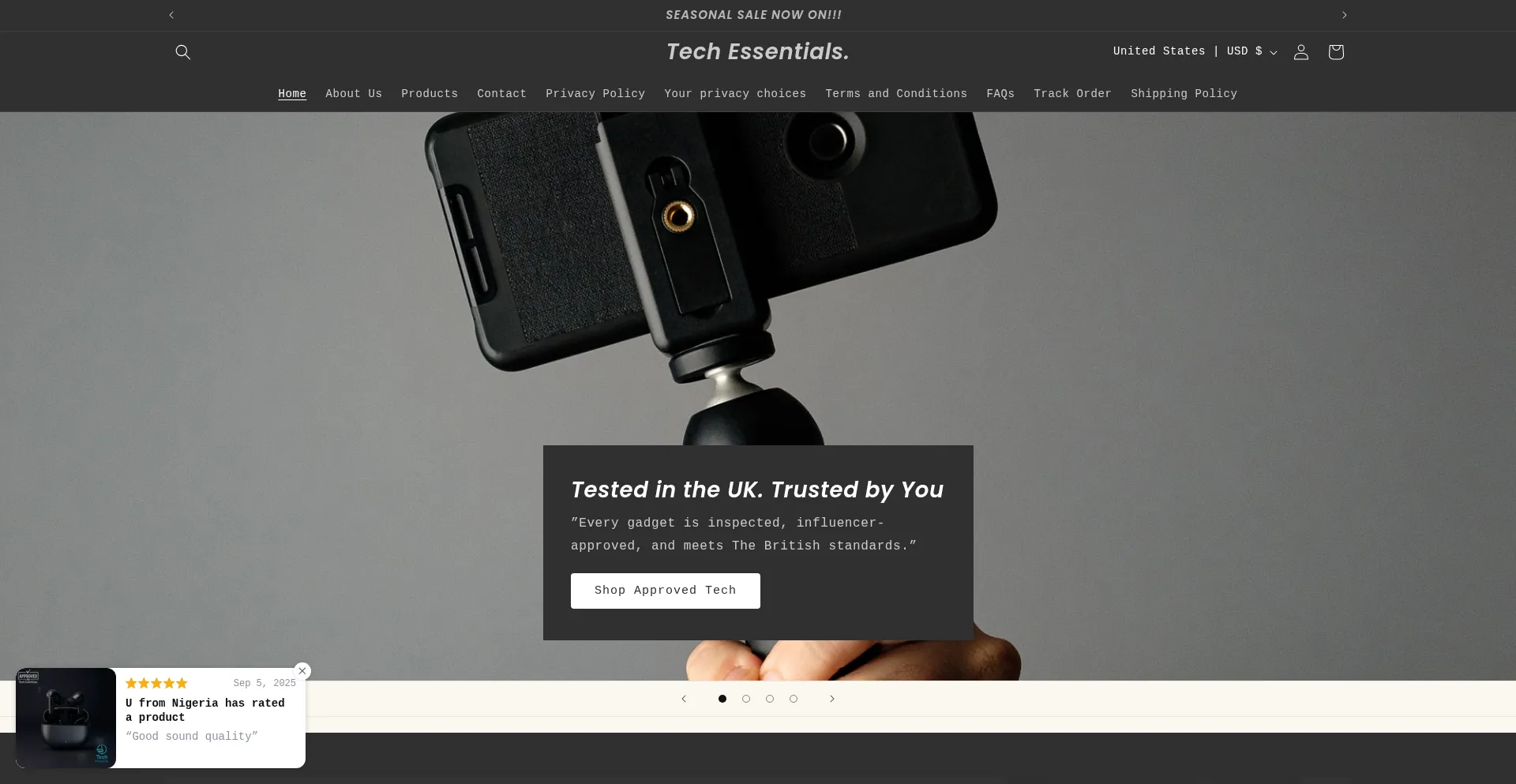 Is Essentialtech.shop Safe?