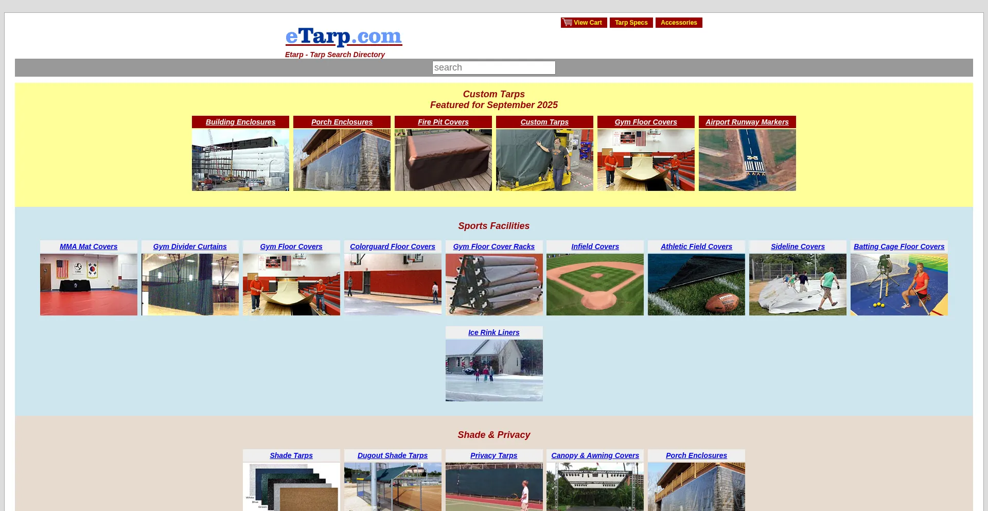 Etarp.com Screenshot
