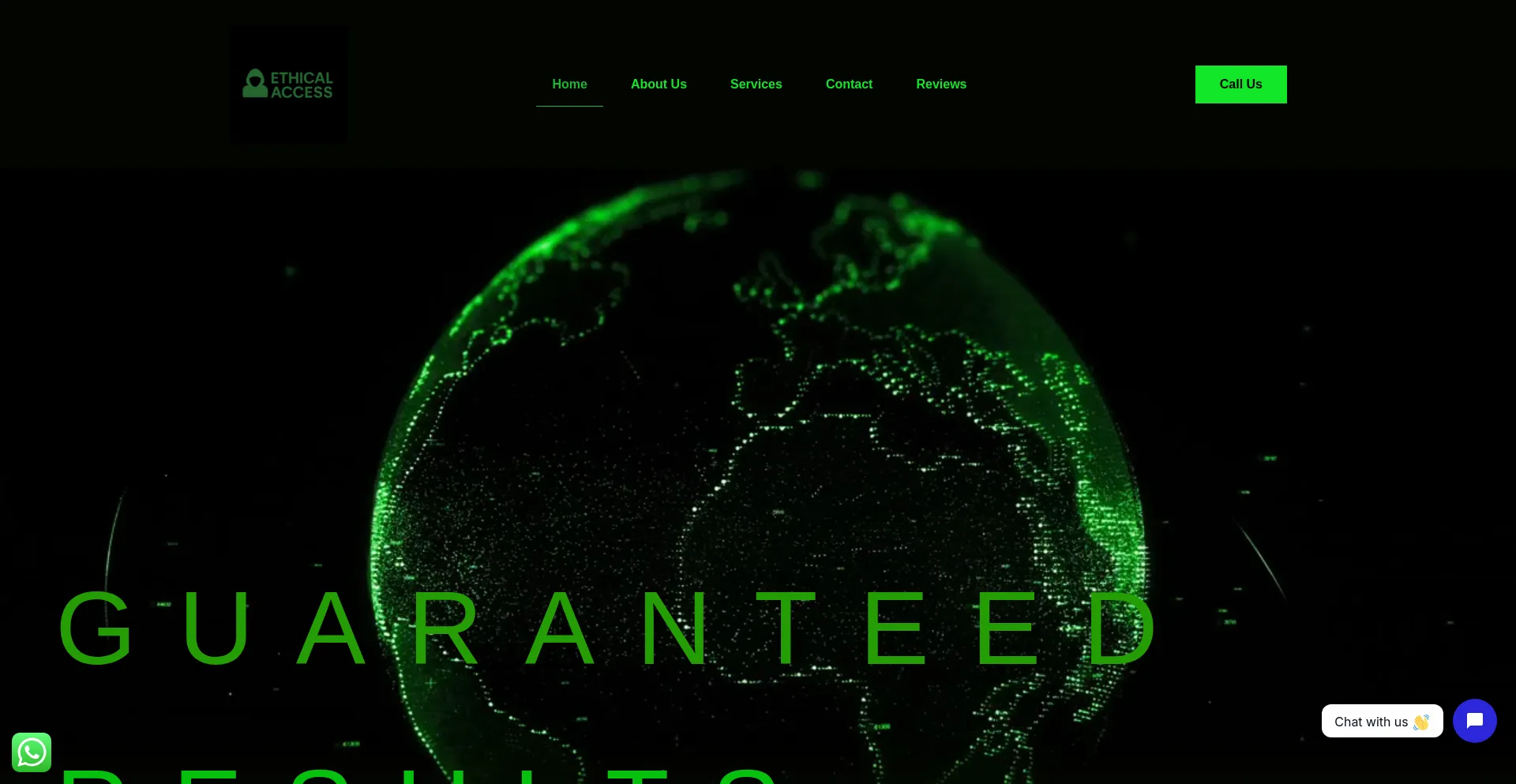 Website screenshot of Ethicalaccess.org
