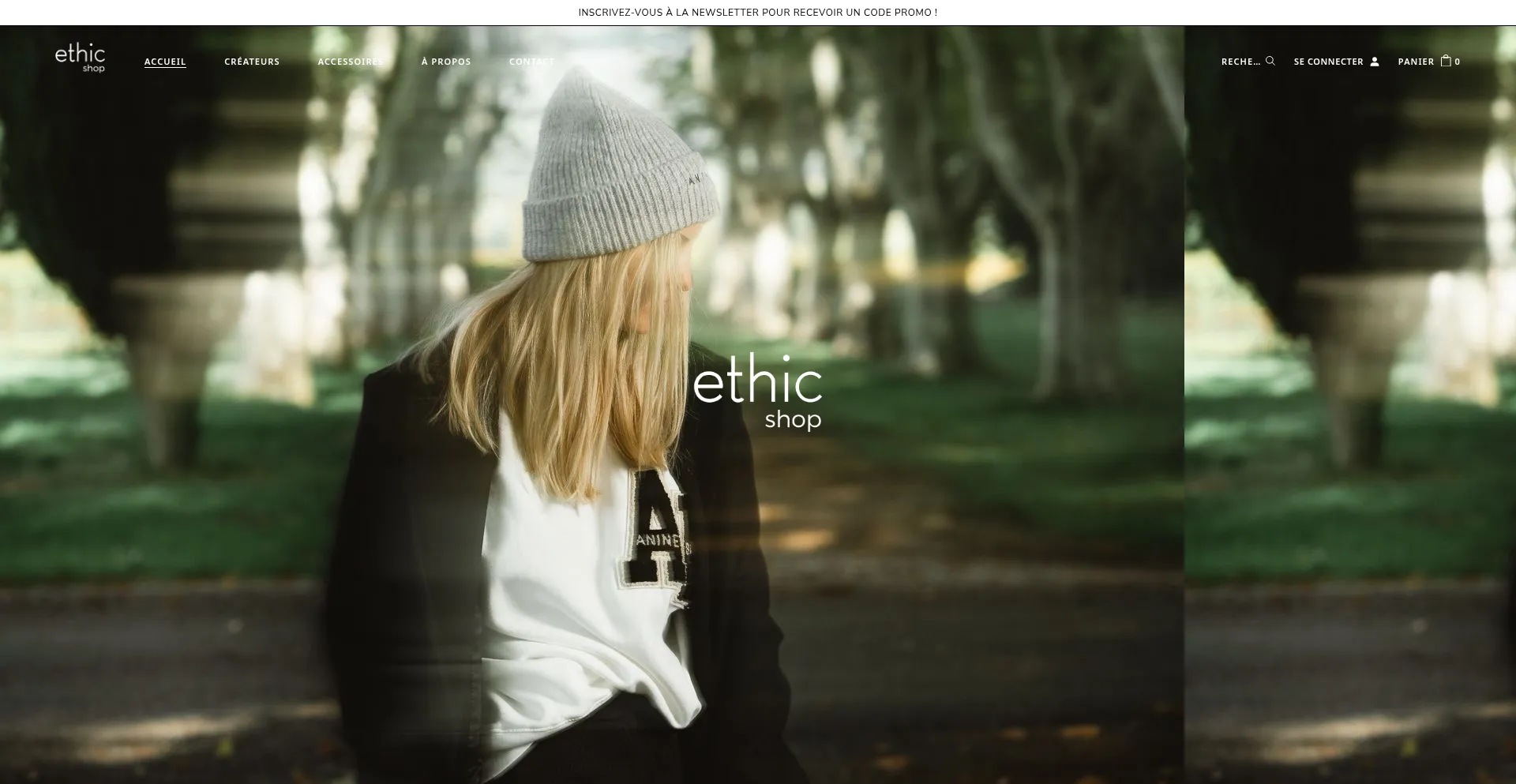 Website screenshot of Ethicmanosque.fr
