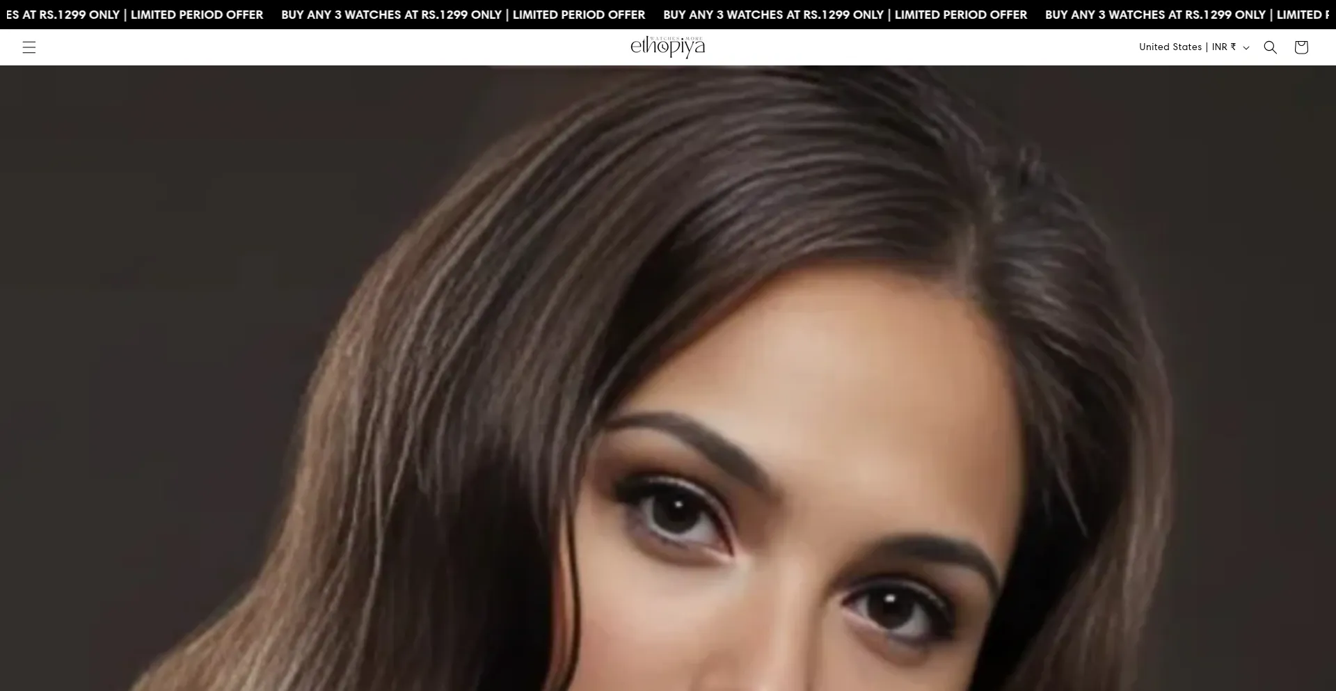 Website screenshot of Ethopiyawatches.shop