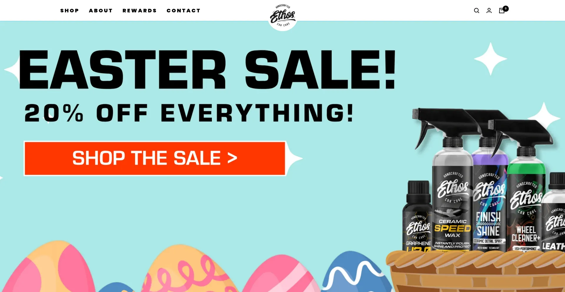 Website screenshot of Ethoscarcare.com