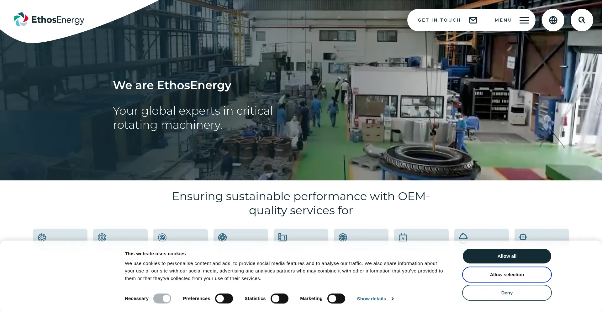 Ethosenergy.com Screenshot