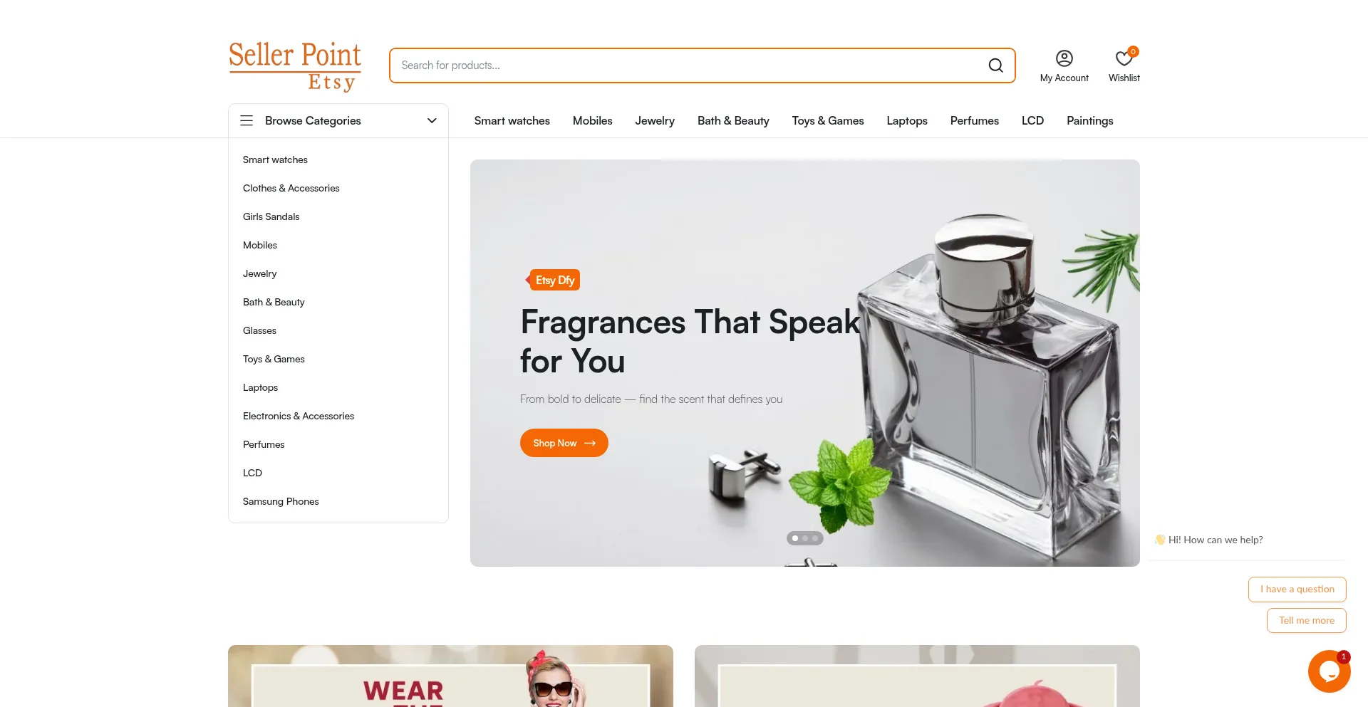Website screenshot of Etsydfy.com
