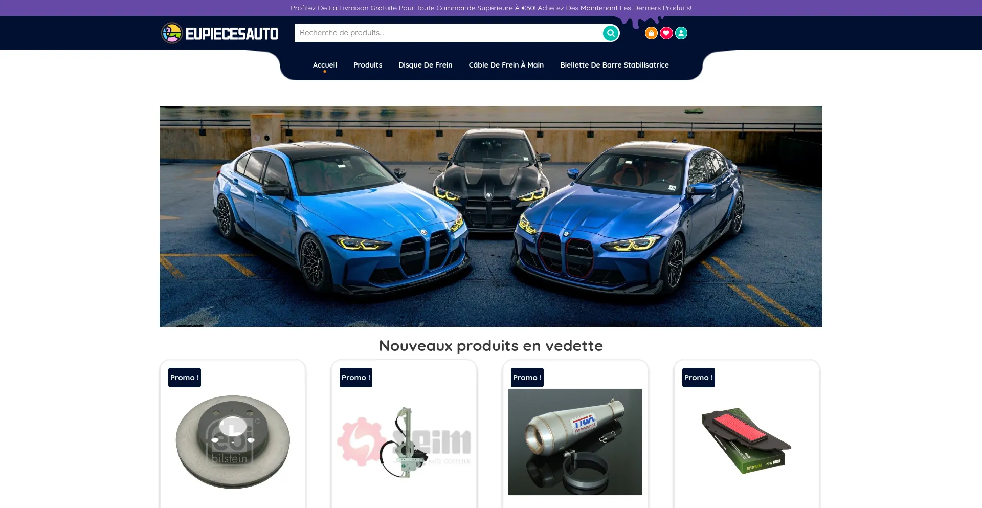 Eupiecesauto.com Screenshot