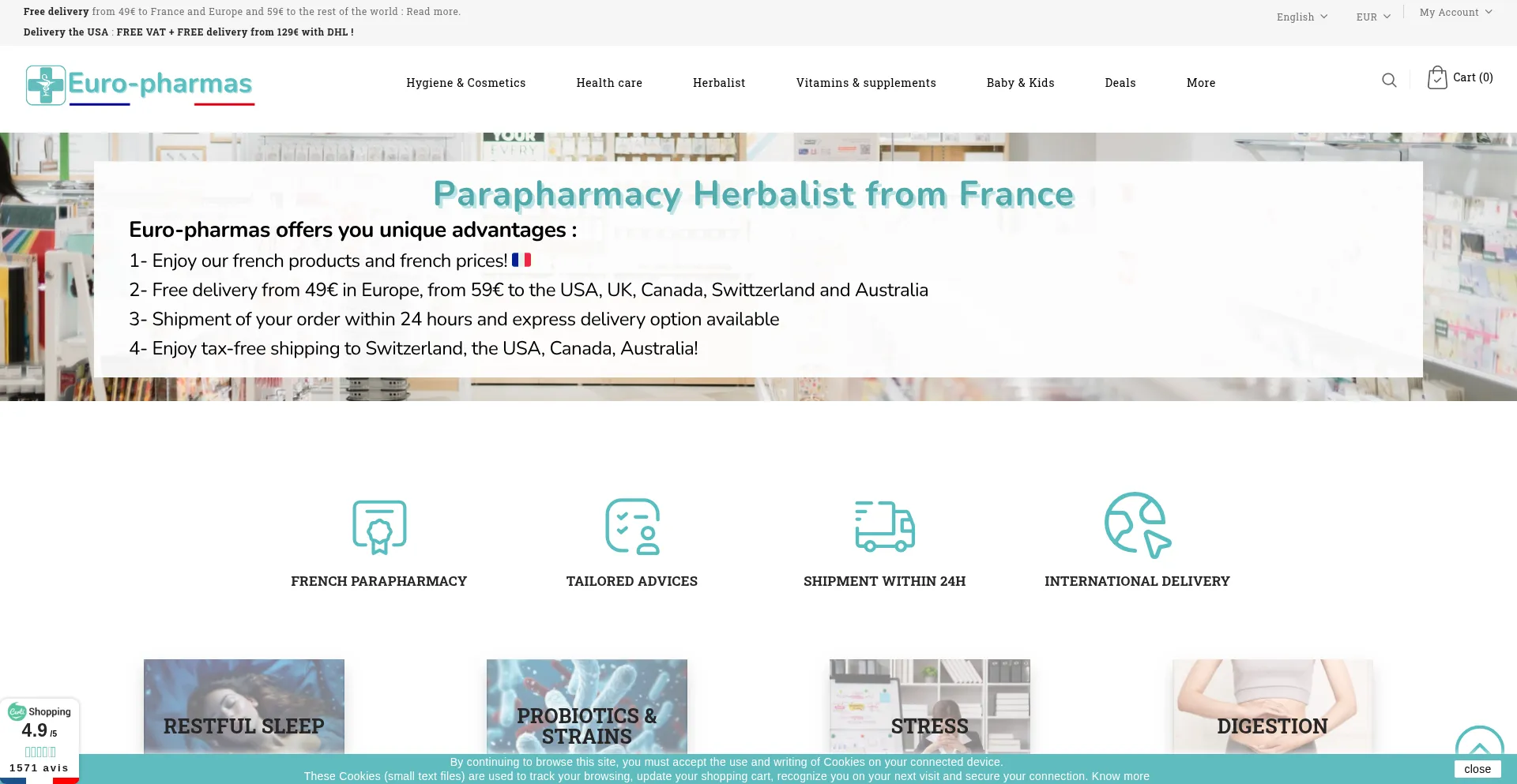Euro-pharmas.com Screenshot