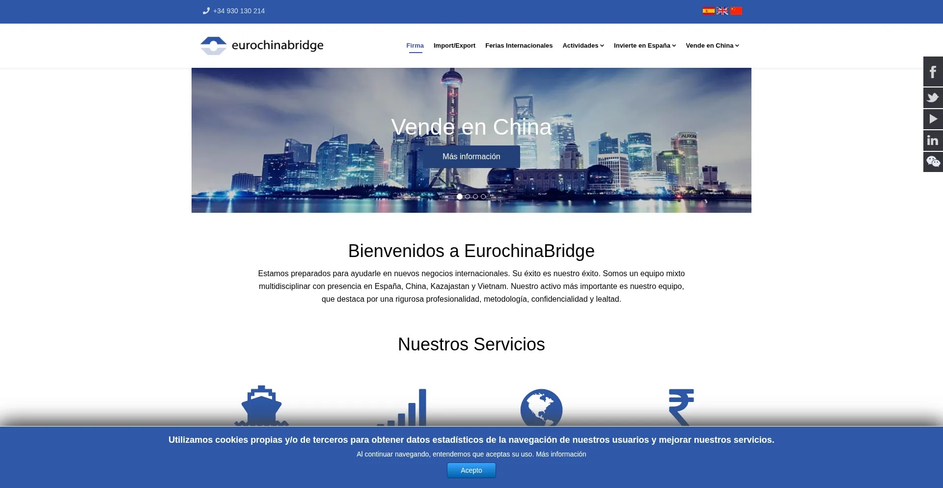 Eurochinabridge.com Screenshot