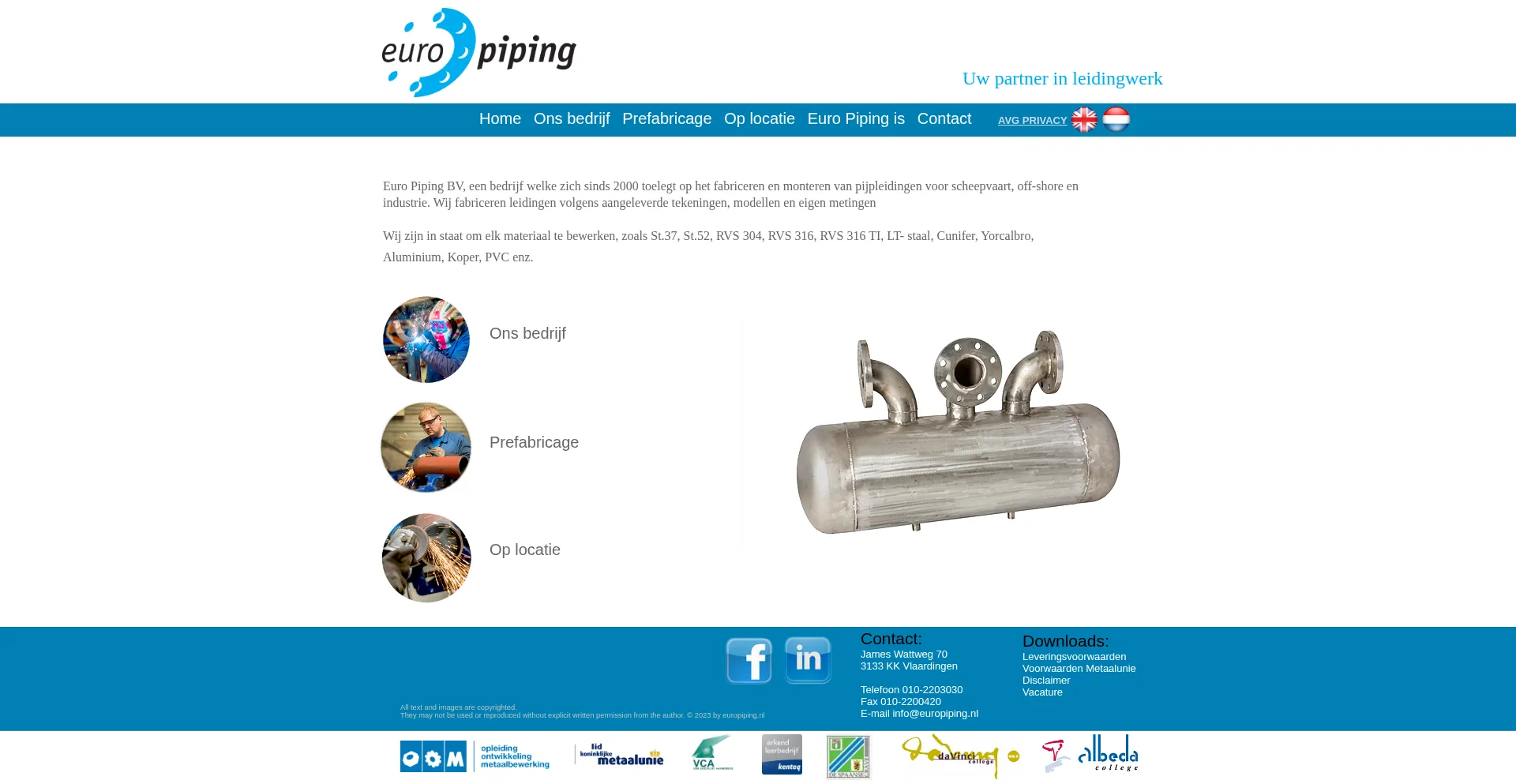 Europiping.nl Screenshot