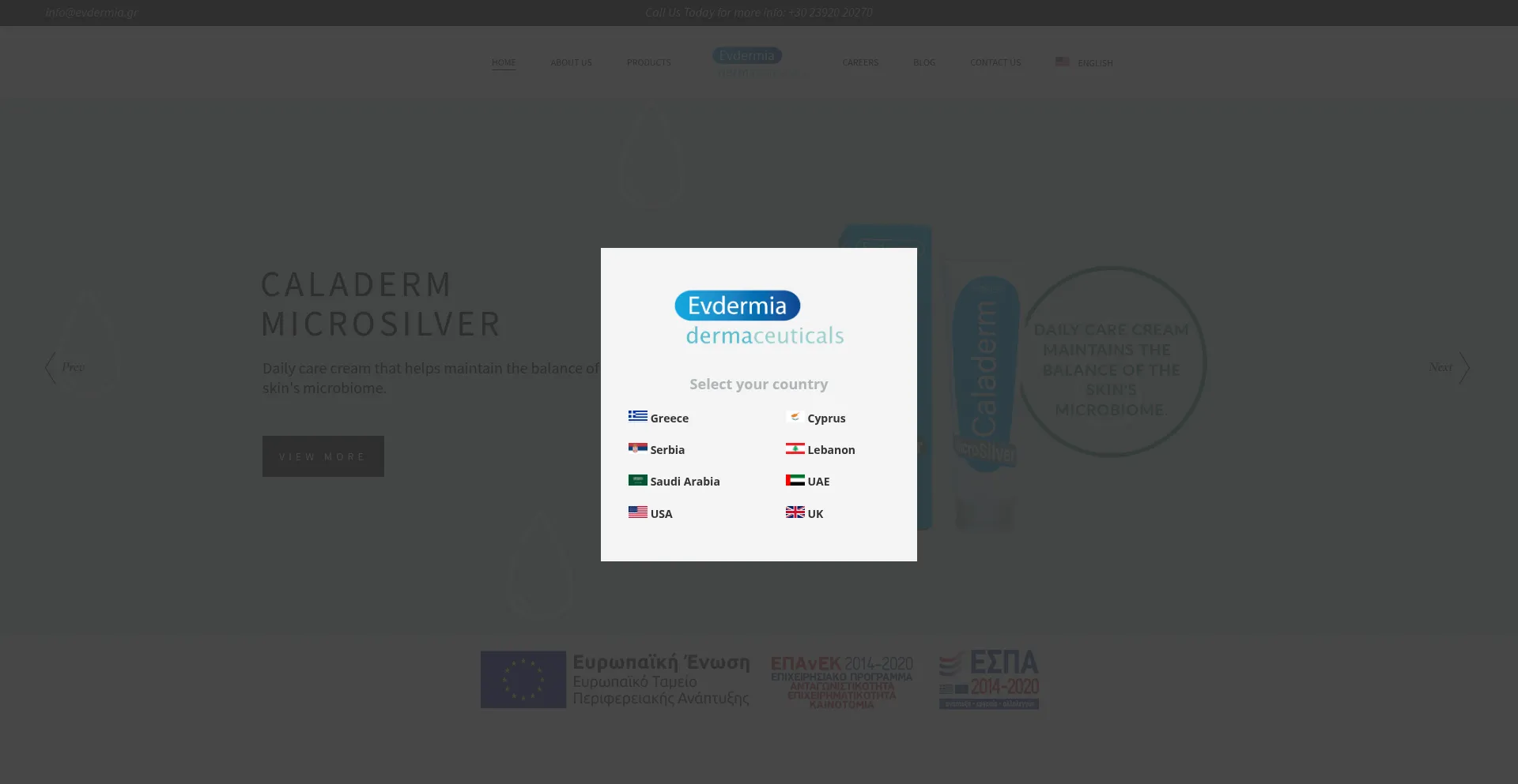 Evdermia.com Screenshot
