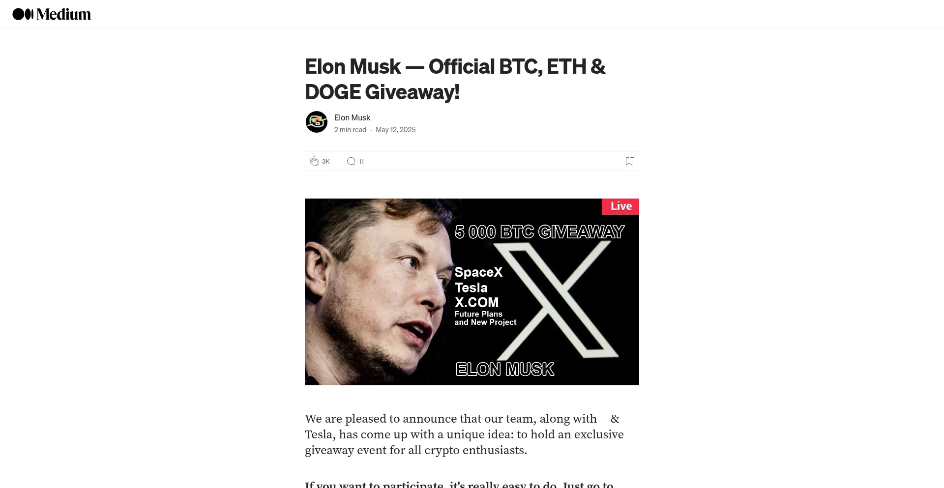 Website screenshot of Event-doge.info