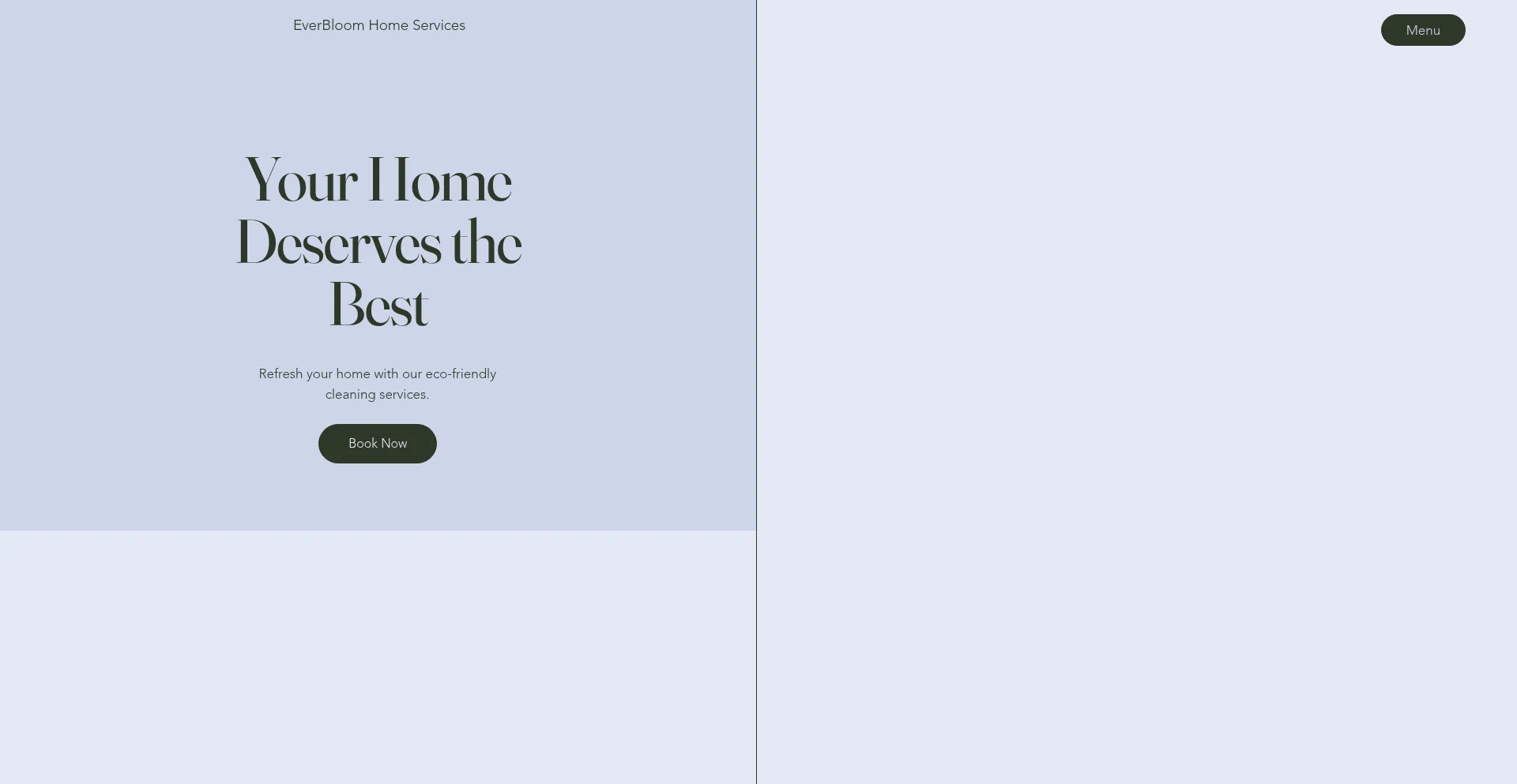 Website screenshot of Everbloomcleaning.com