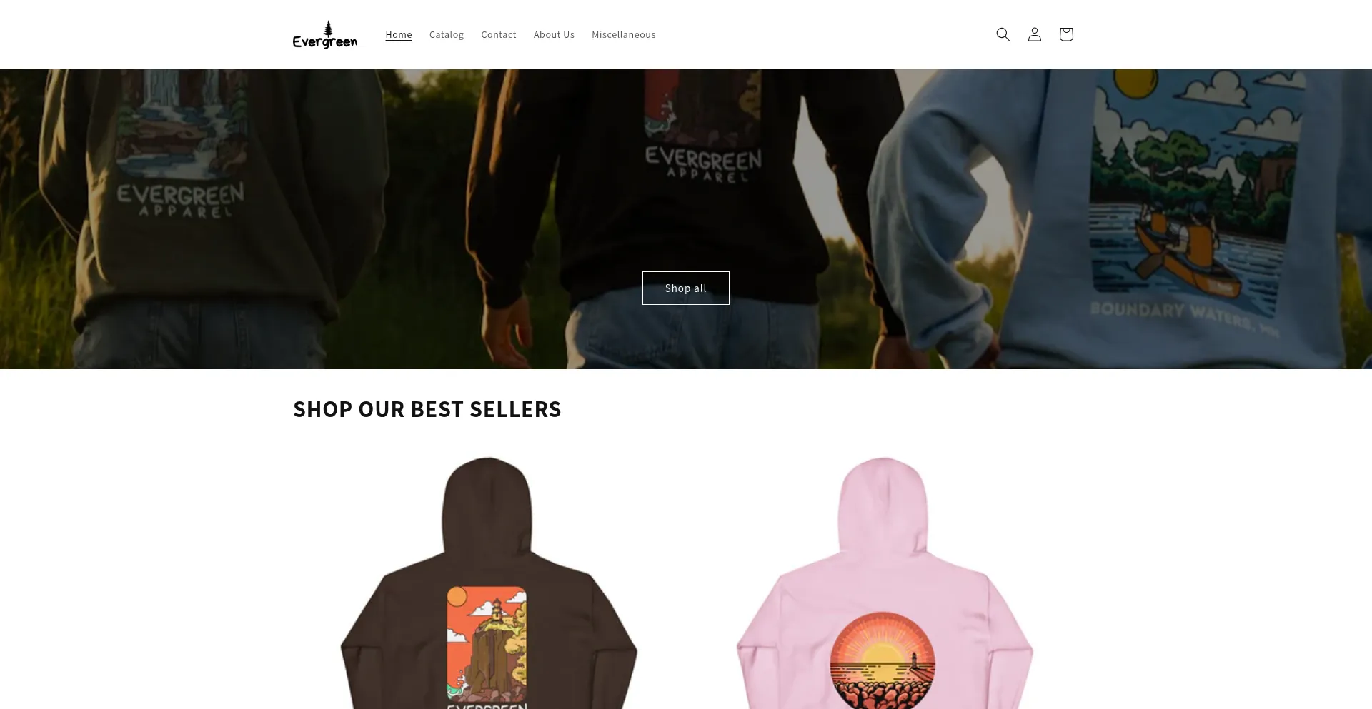 Evergreenapparel.org