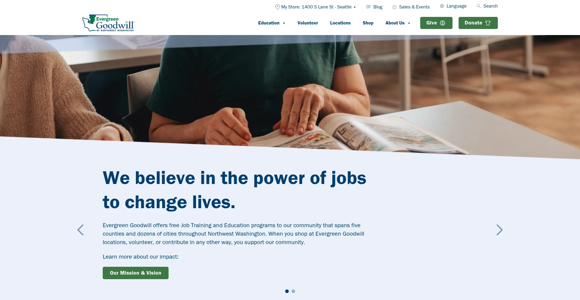 Evergreengoodwill.org