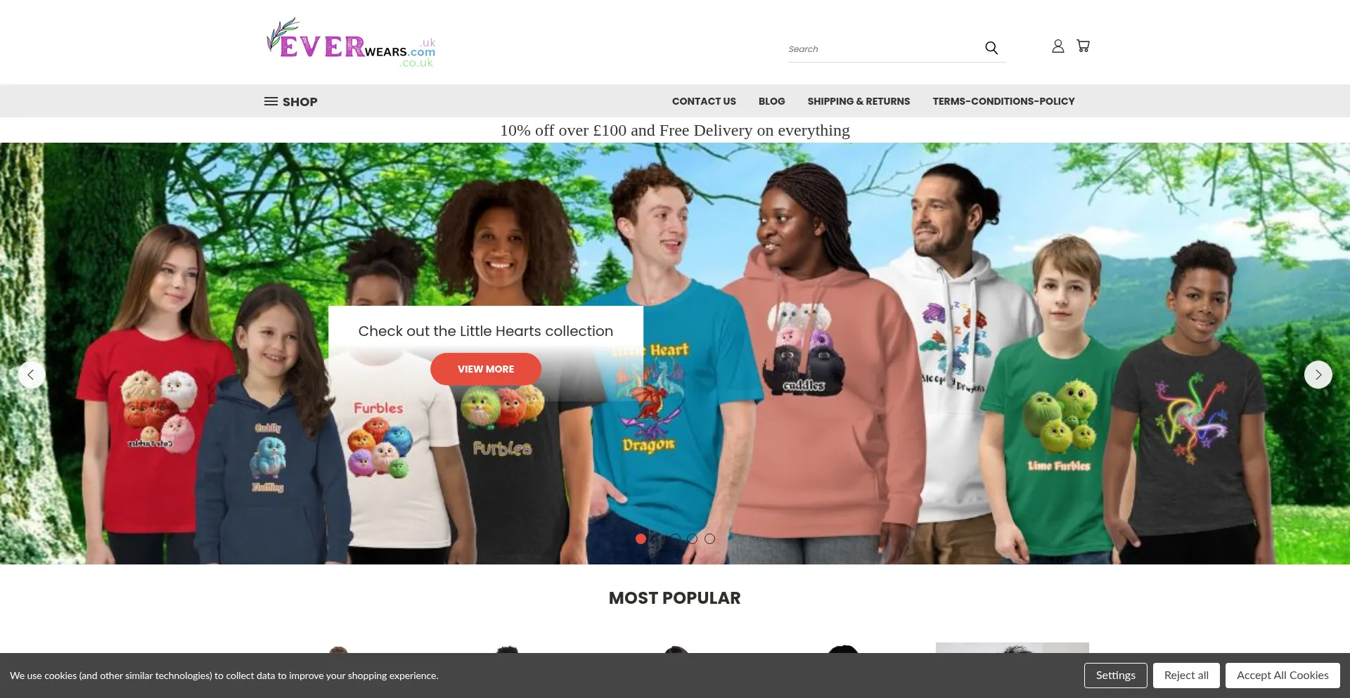 Everwears.com Screenshot