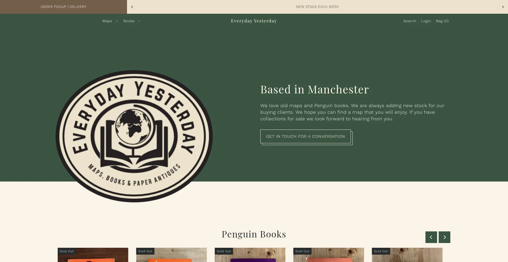 Everydayyesterday.co.uk Screenshot