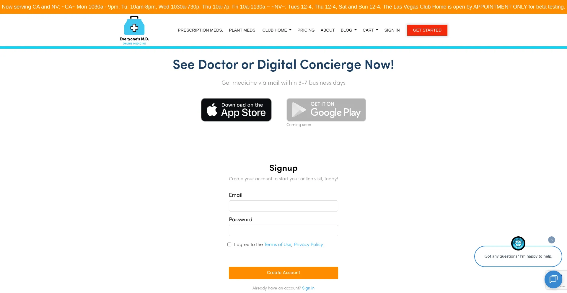 Everyonesmd.com Screenshot