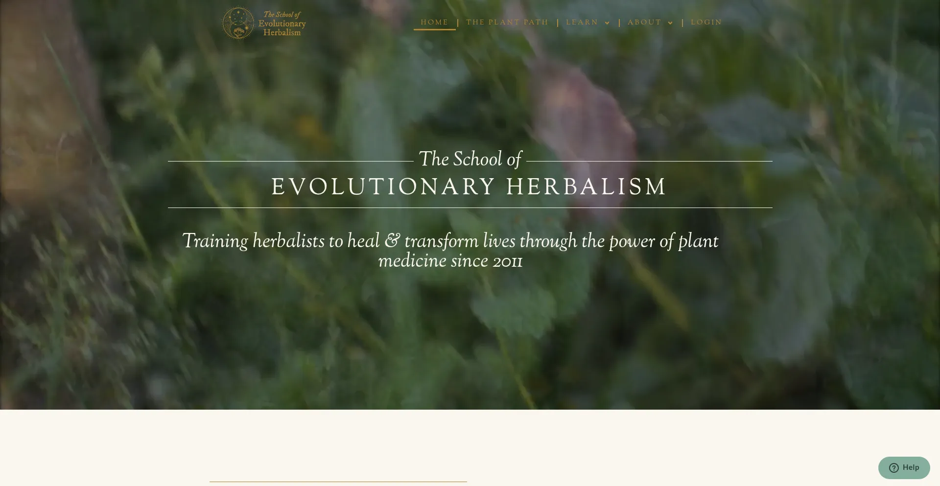 Evolutionaryherbalism.com Screenshot