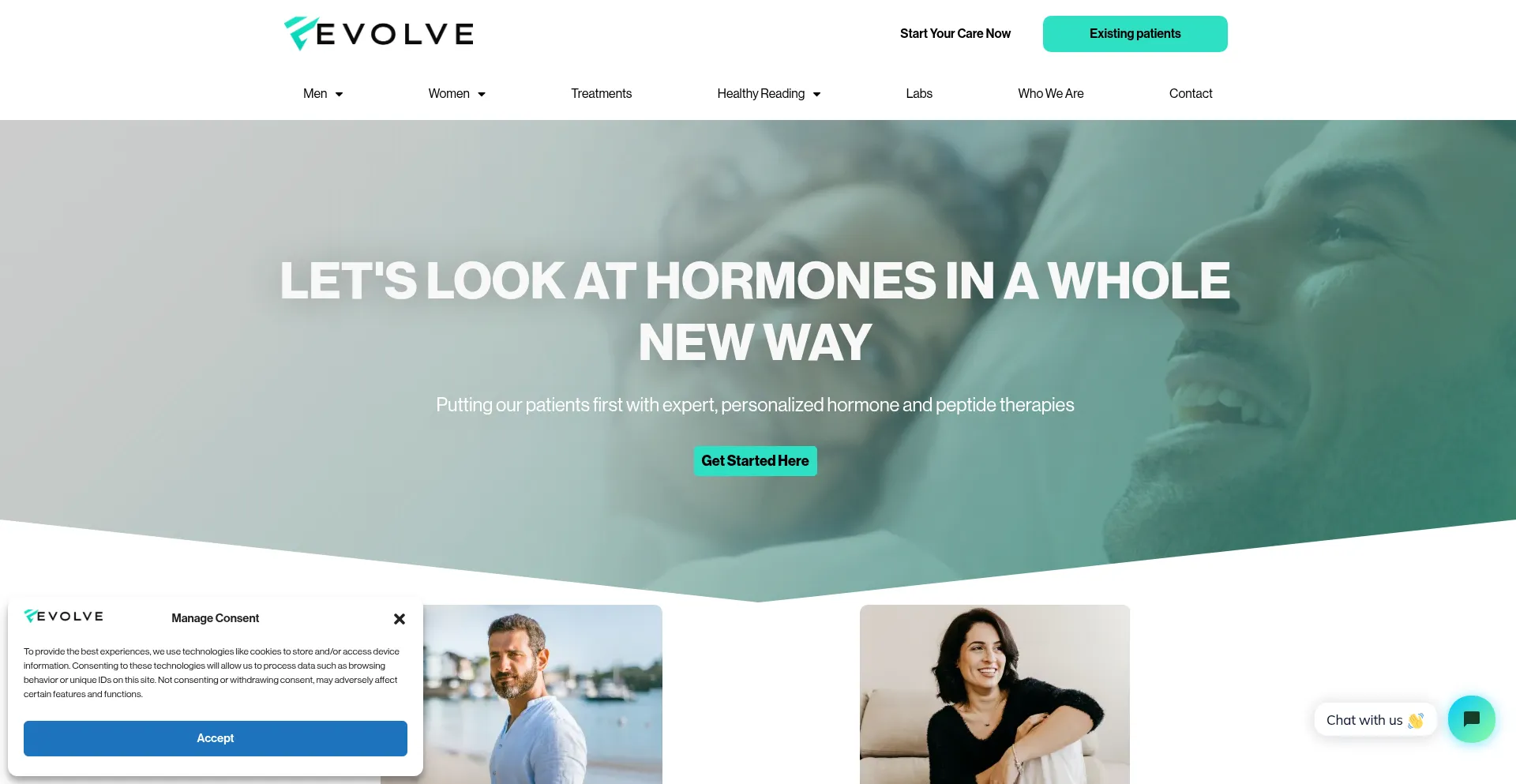 Evolvetelemed.com Screenshot