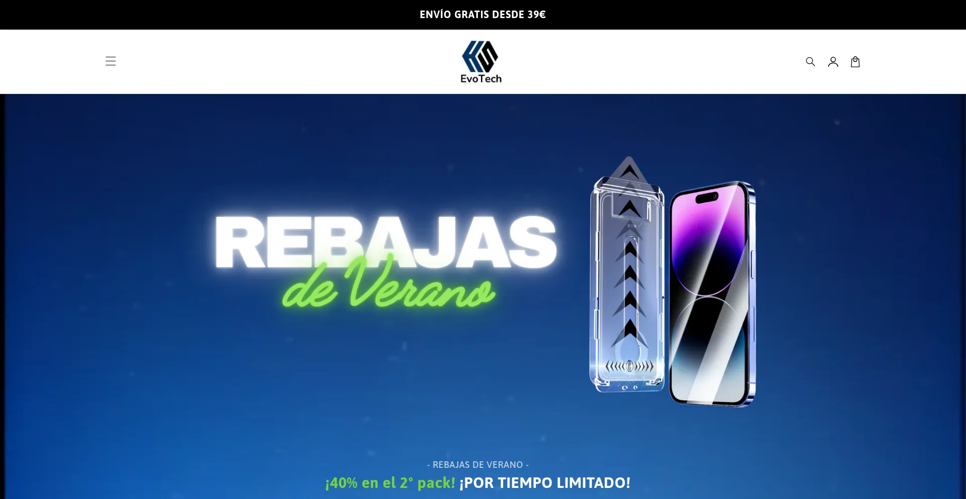 Evotechespana.com Screenshot