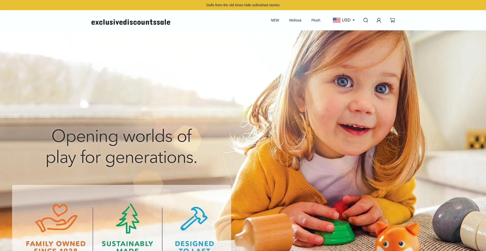 Exclusivediscountssale.com Screenshot