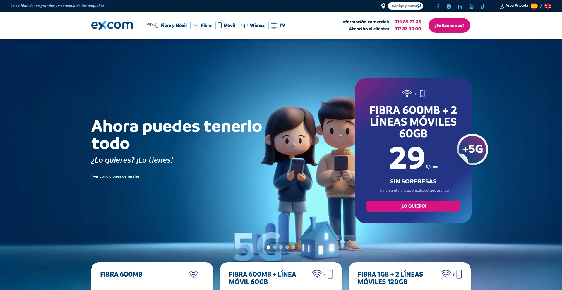 Excom.es Screenshot