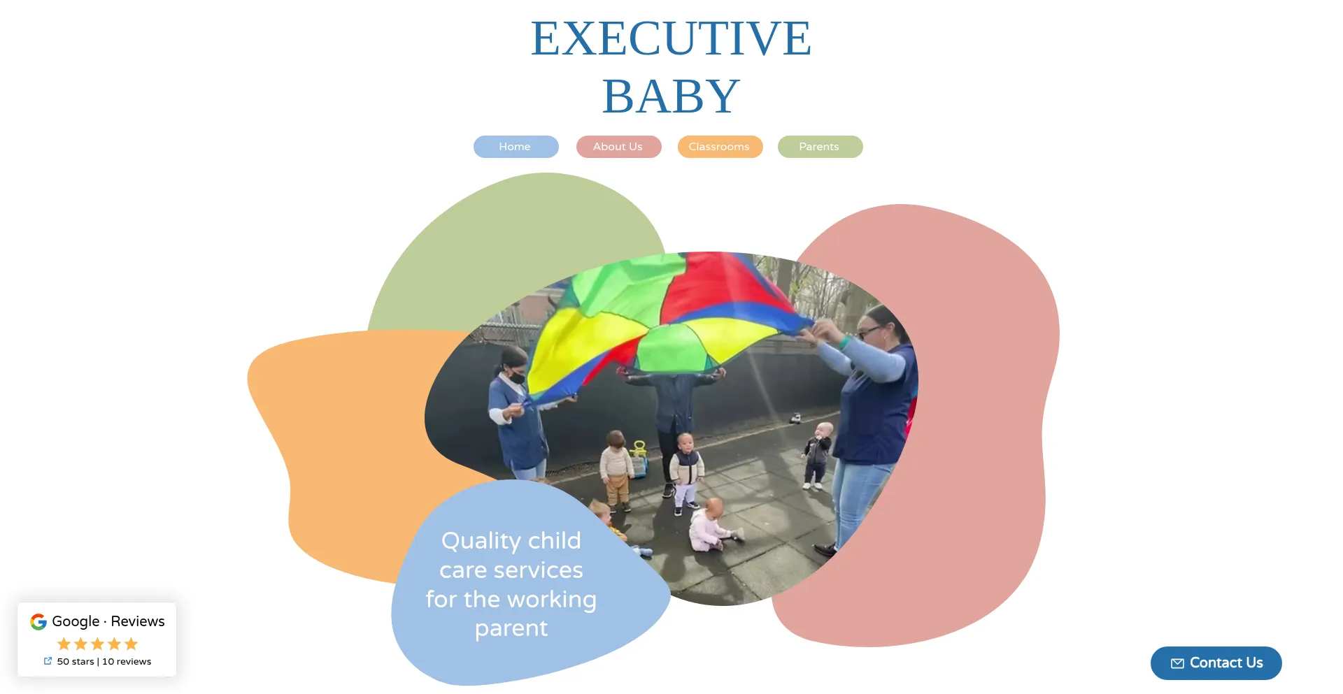 Website screenshot of Executivebabyinc.com