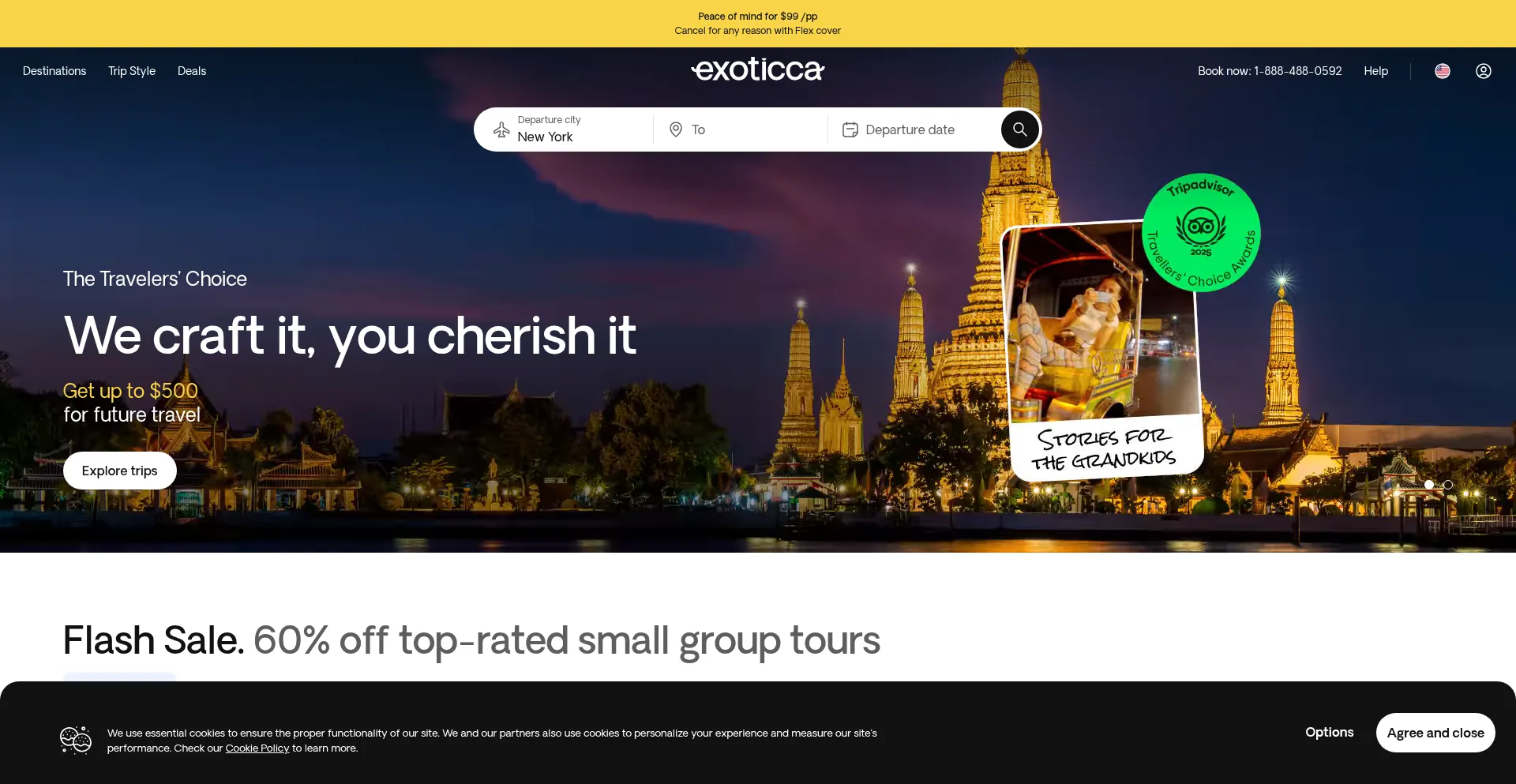 Exoticca.com Screenshot