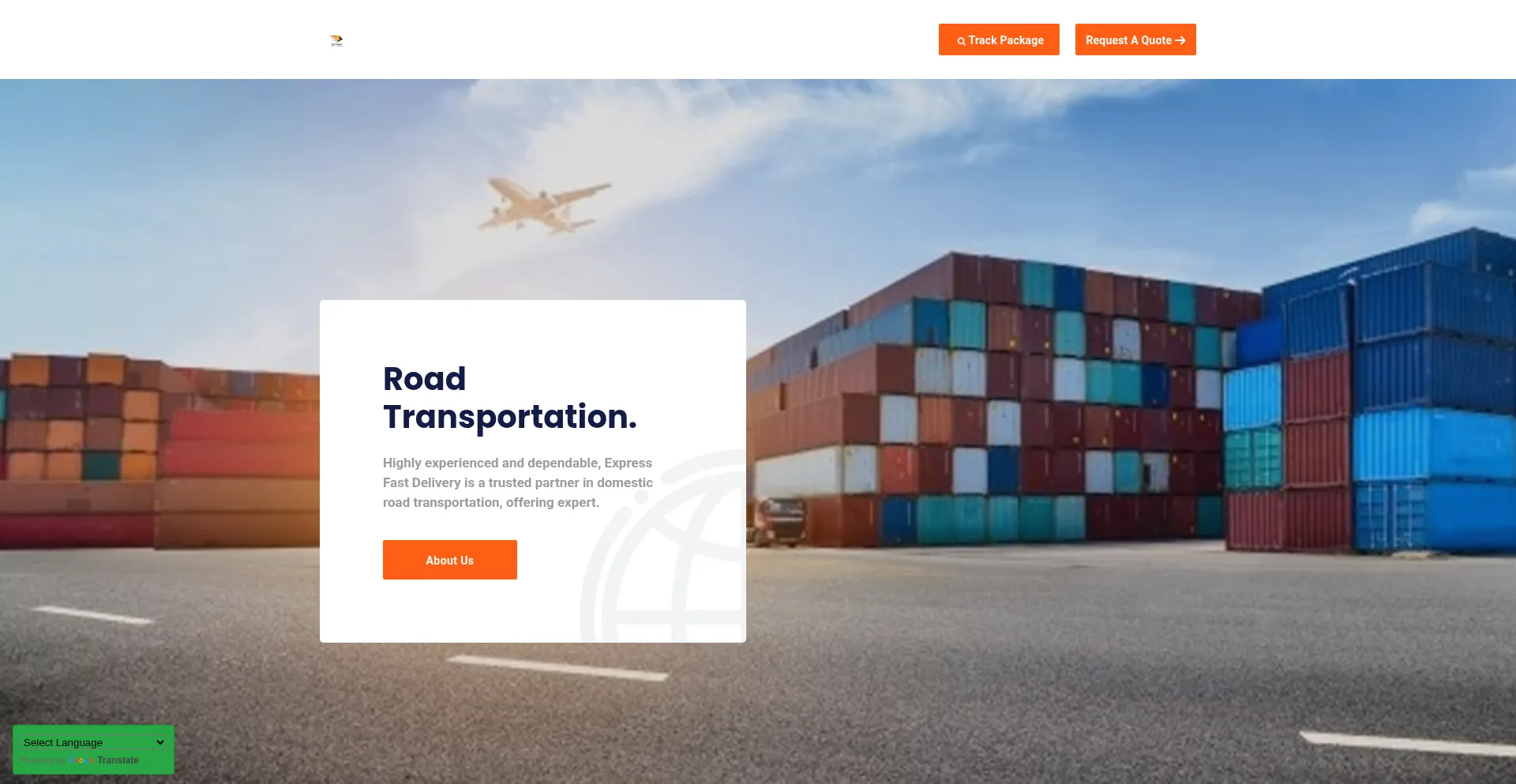 Website screenshot of Expressfastdlv.live
