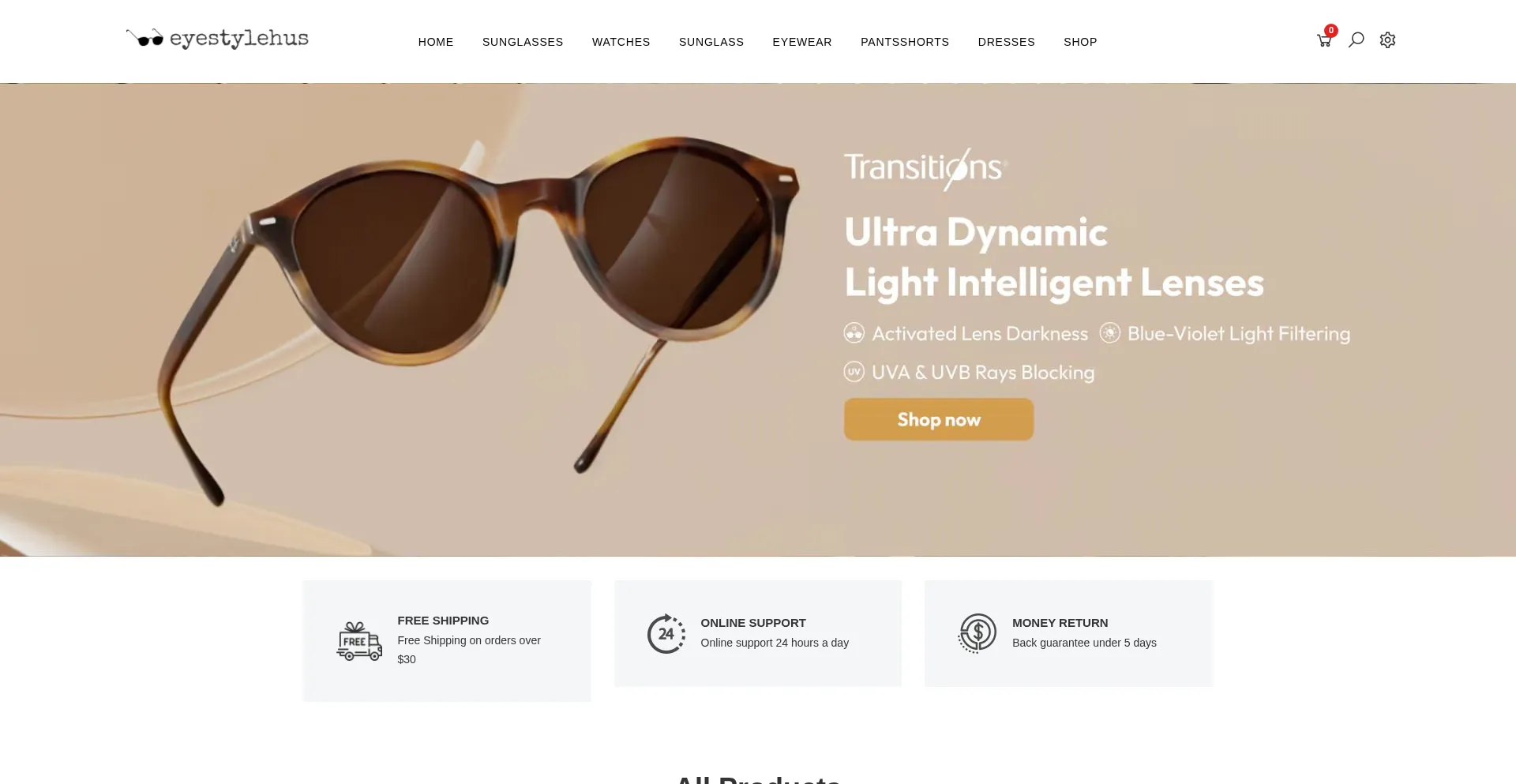 Eyestylehus.com Screenshot