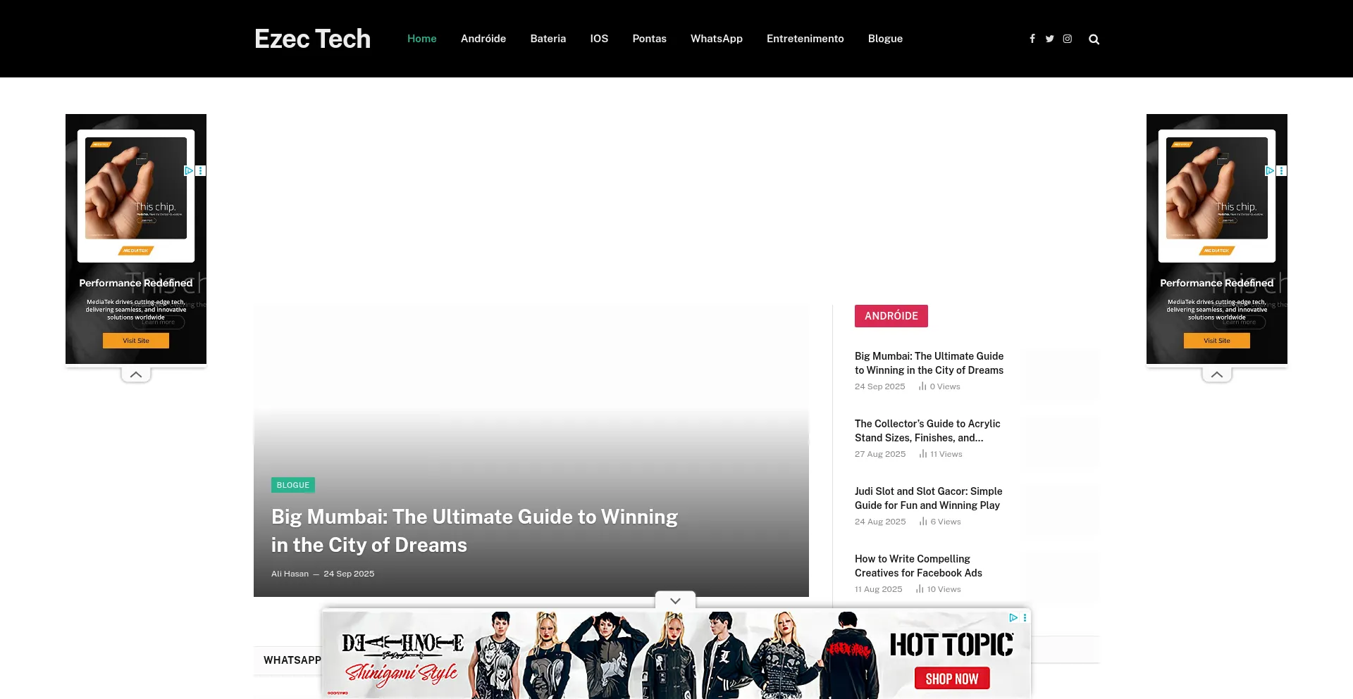 Ezectech.org Screenshot