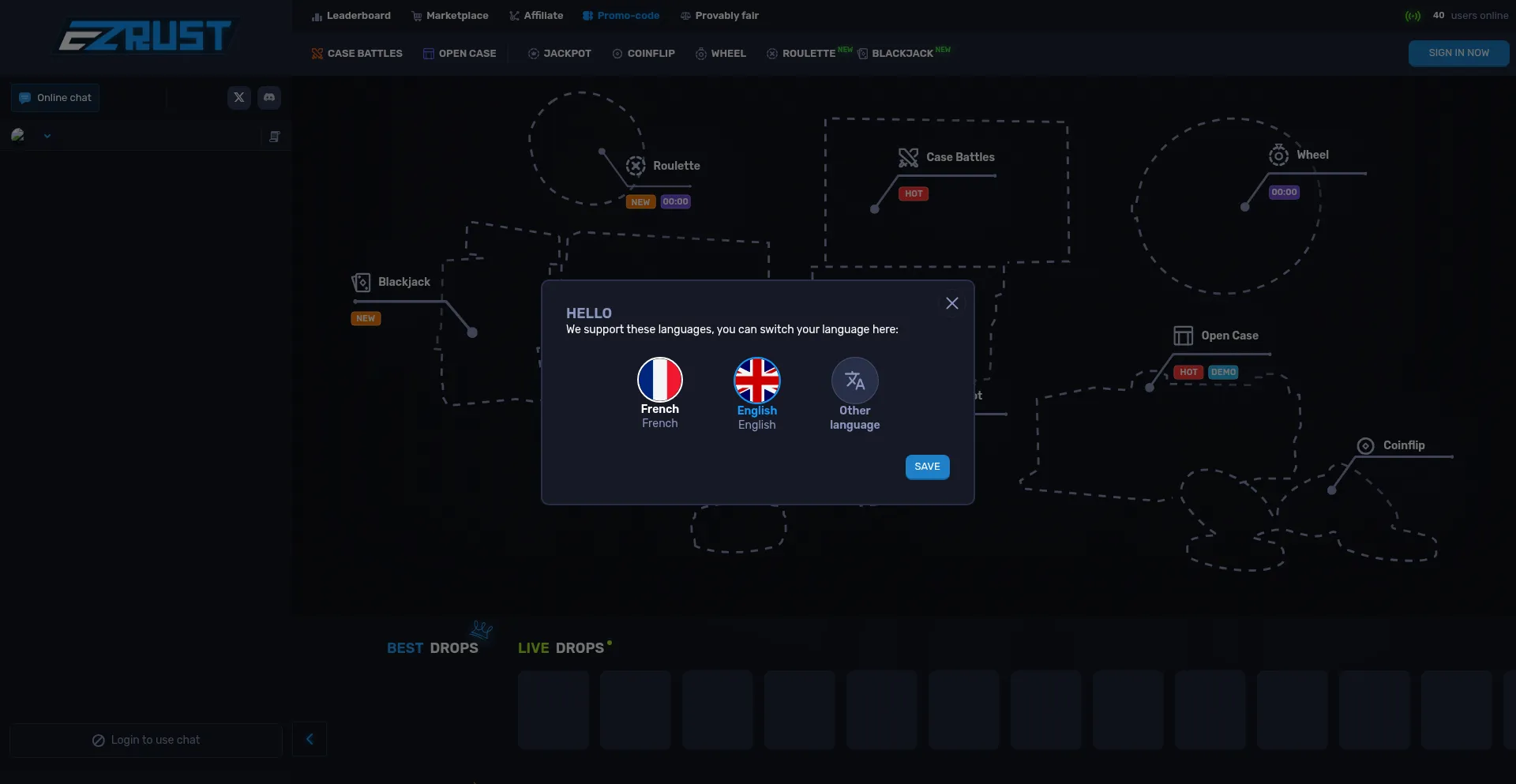 Ezrust.com Screenshot