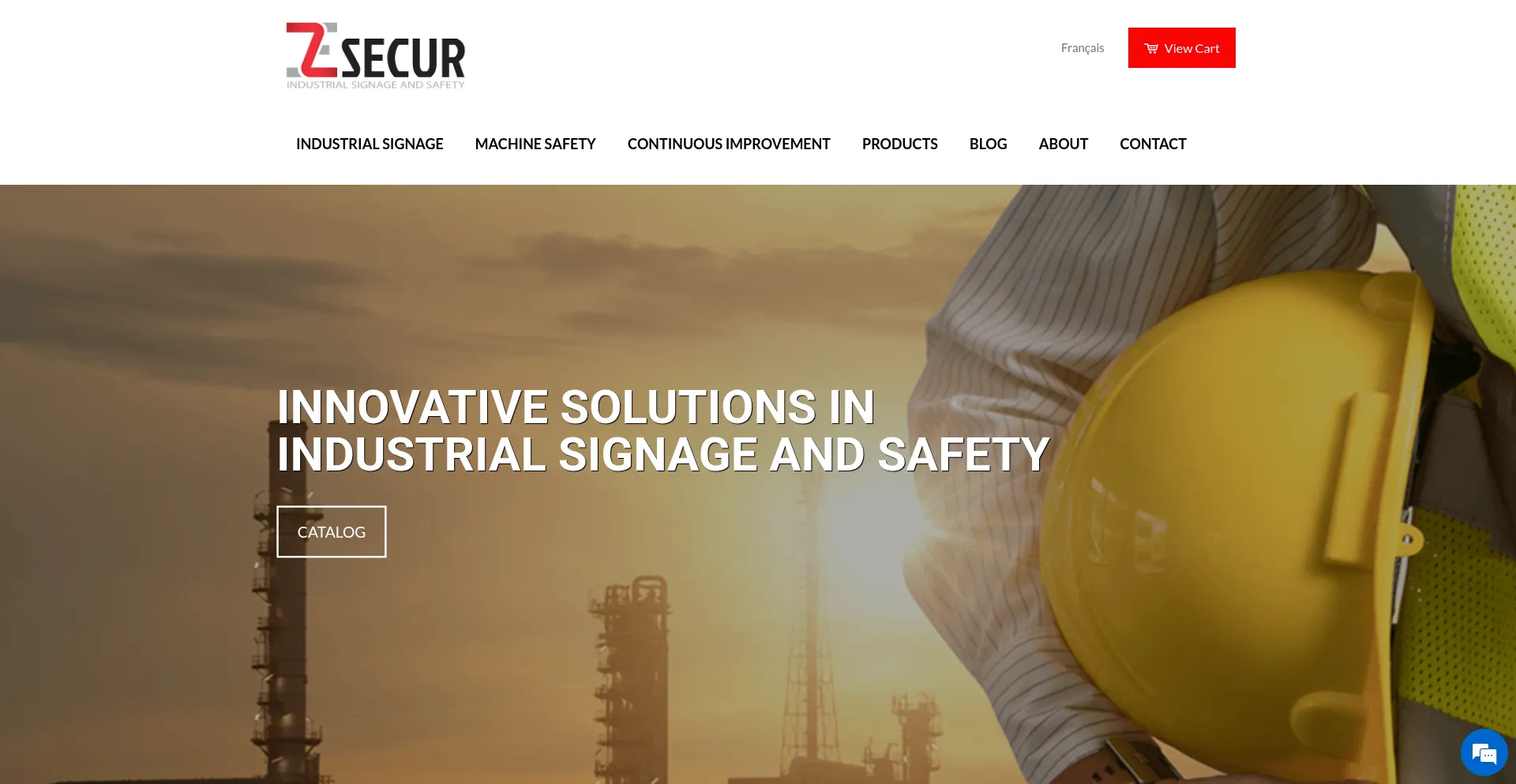 Website screenshot of Ezsecur.com