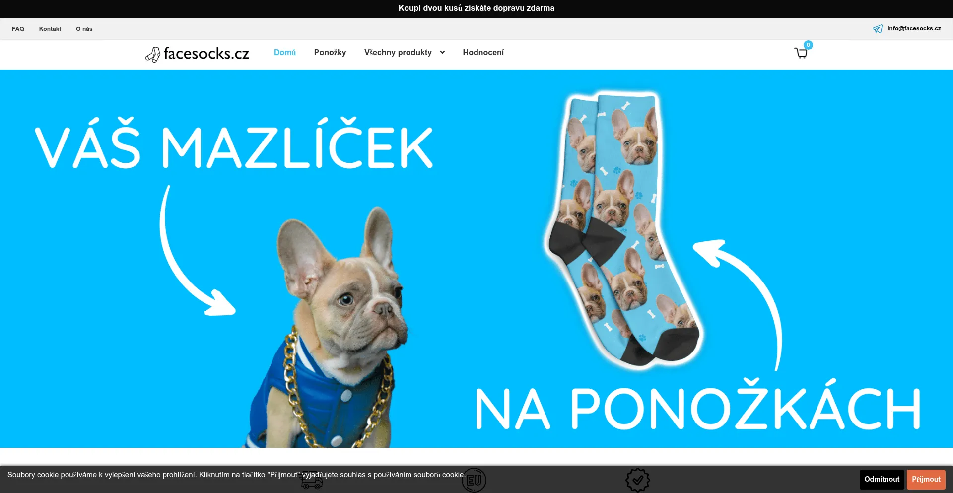 Facesocks.cz Screenshot